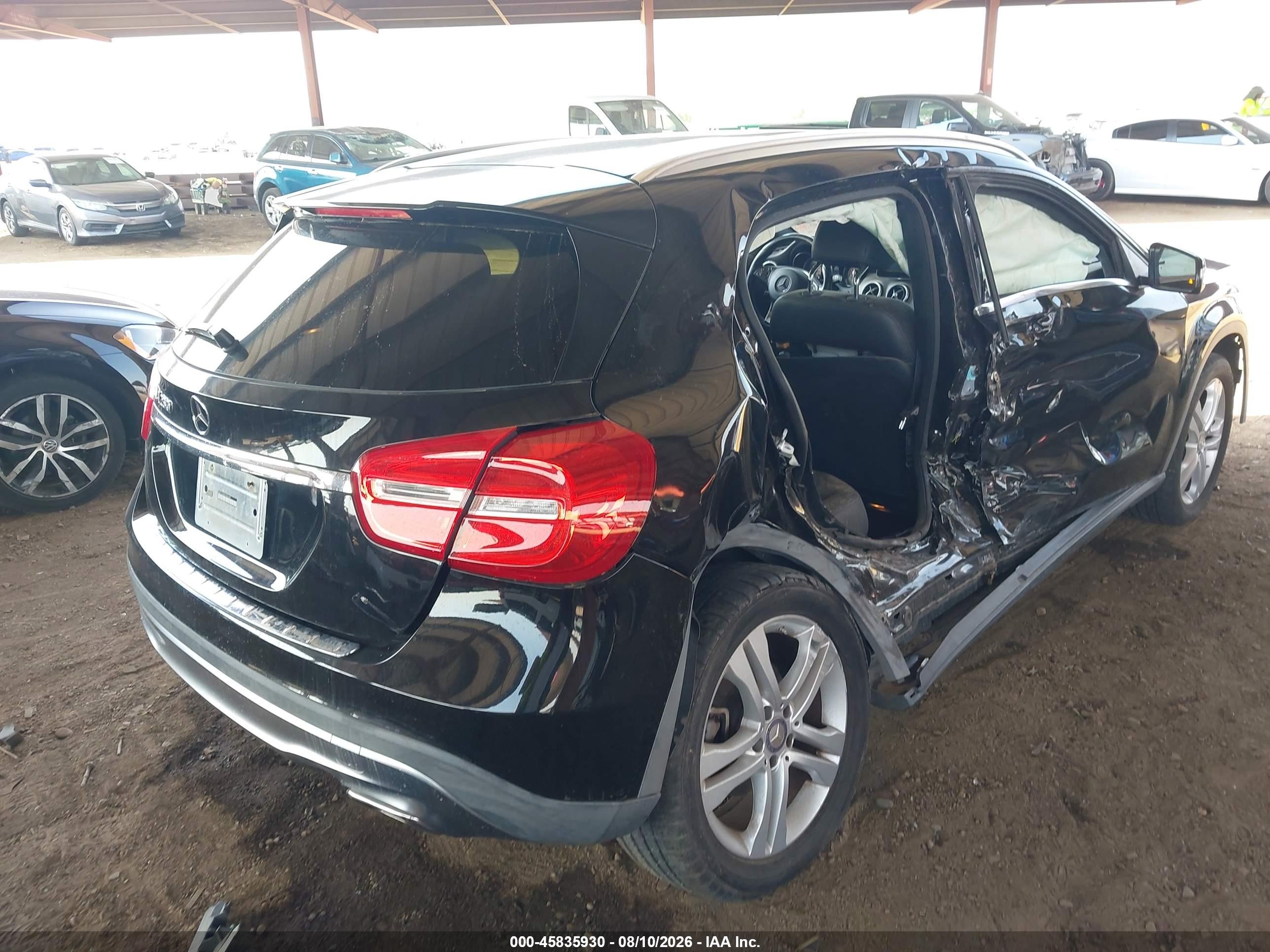 2017 Mercedes-benz Gla 250 Black vin: WDCTG4EB4HJ326488