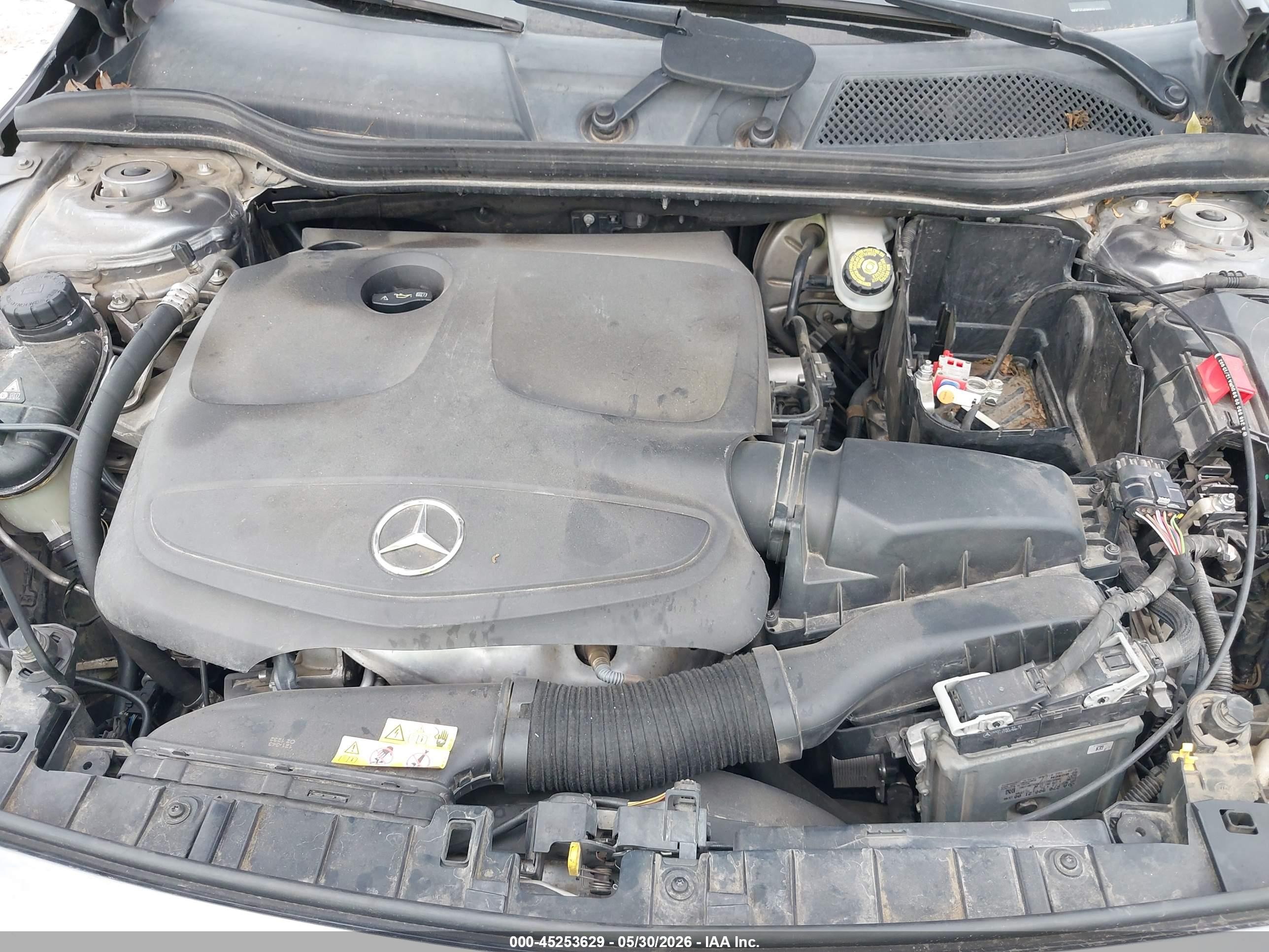 2015 Mercedes-benz Gla 250   Gray vin: WDCTG4EB5FJ139743