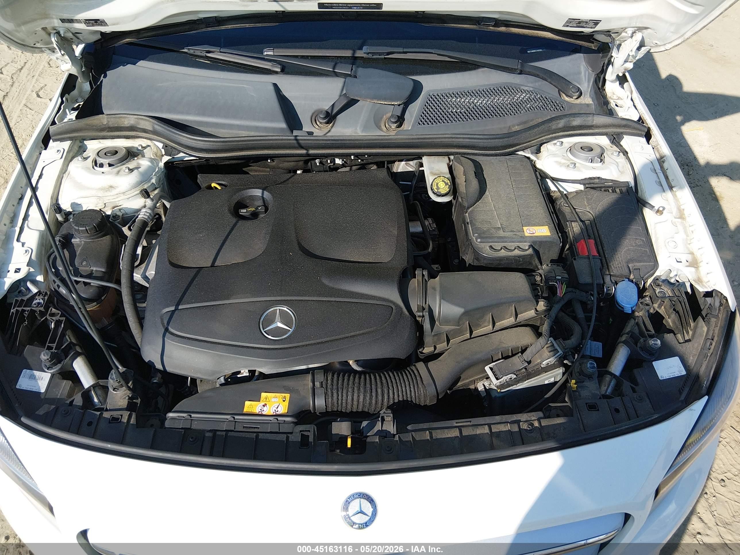 2015 Mercedes-benz Gla 250 White vin: WDCTG4EB5FJ162942