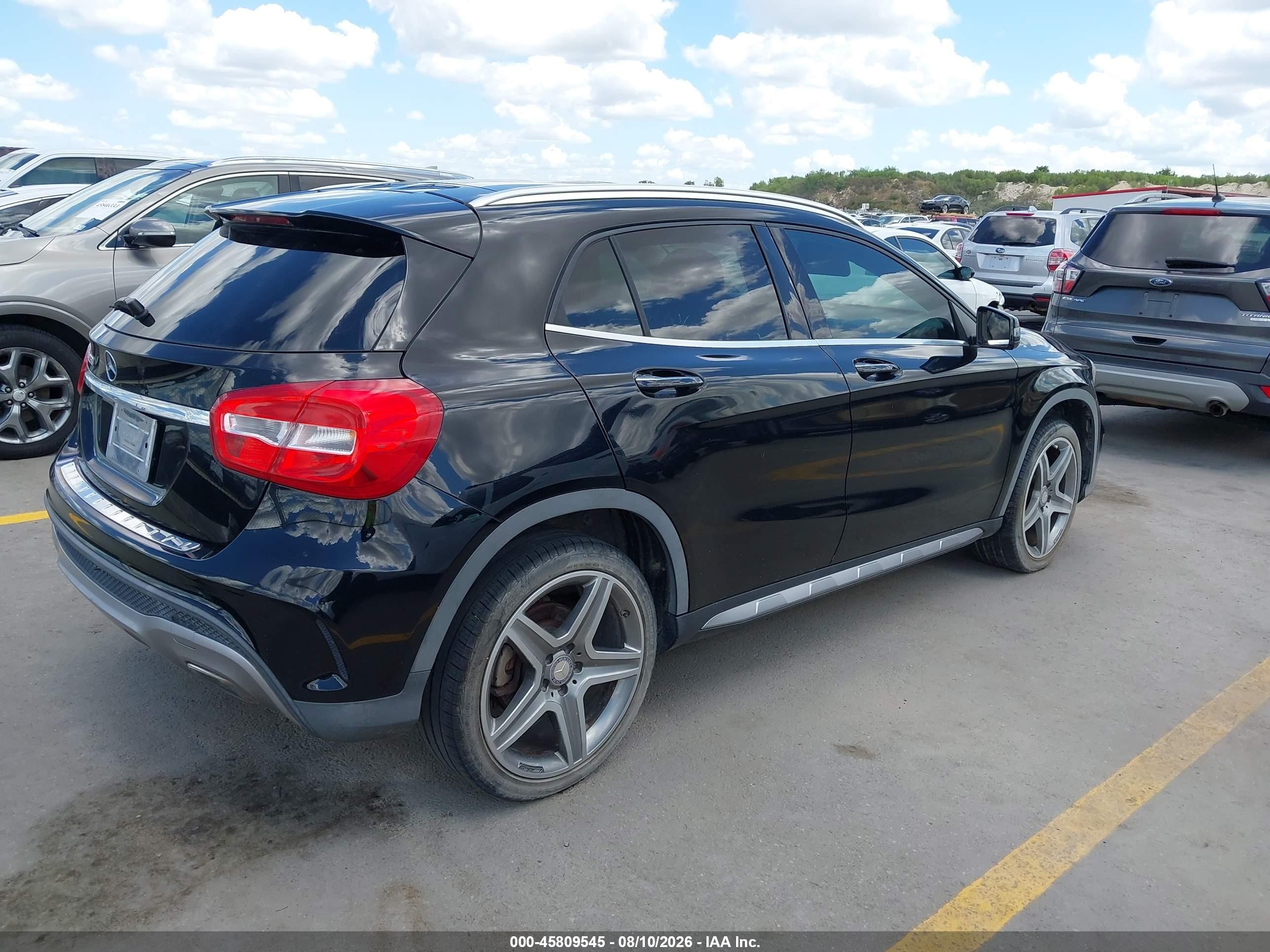 2015 Mercedes-benz Gla 250   Black vin: WDCTG4EB7FJ143843