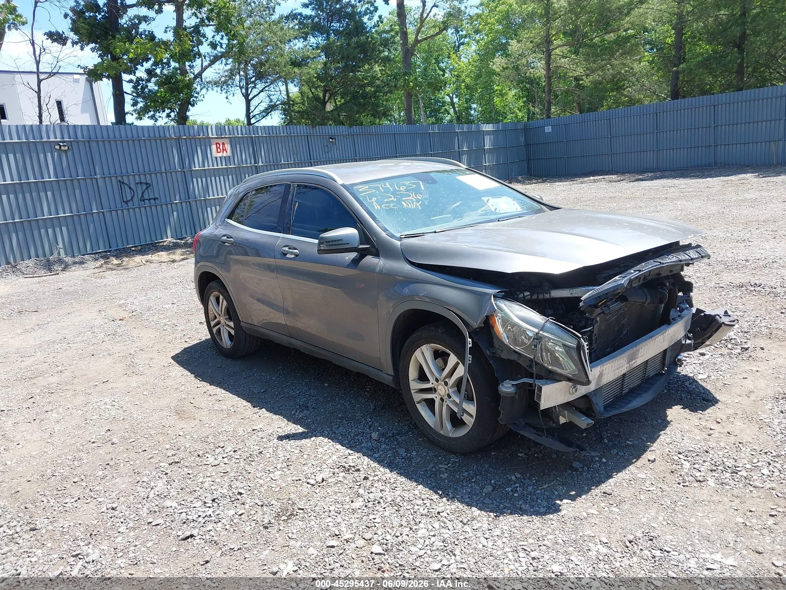 2015 Mercedes-benz Gla 250 Gray vin: WDCTG4EB9FJ178058