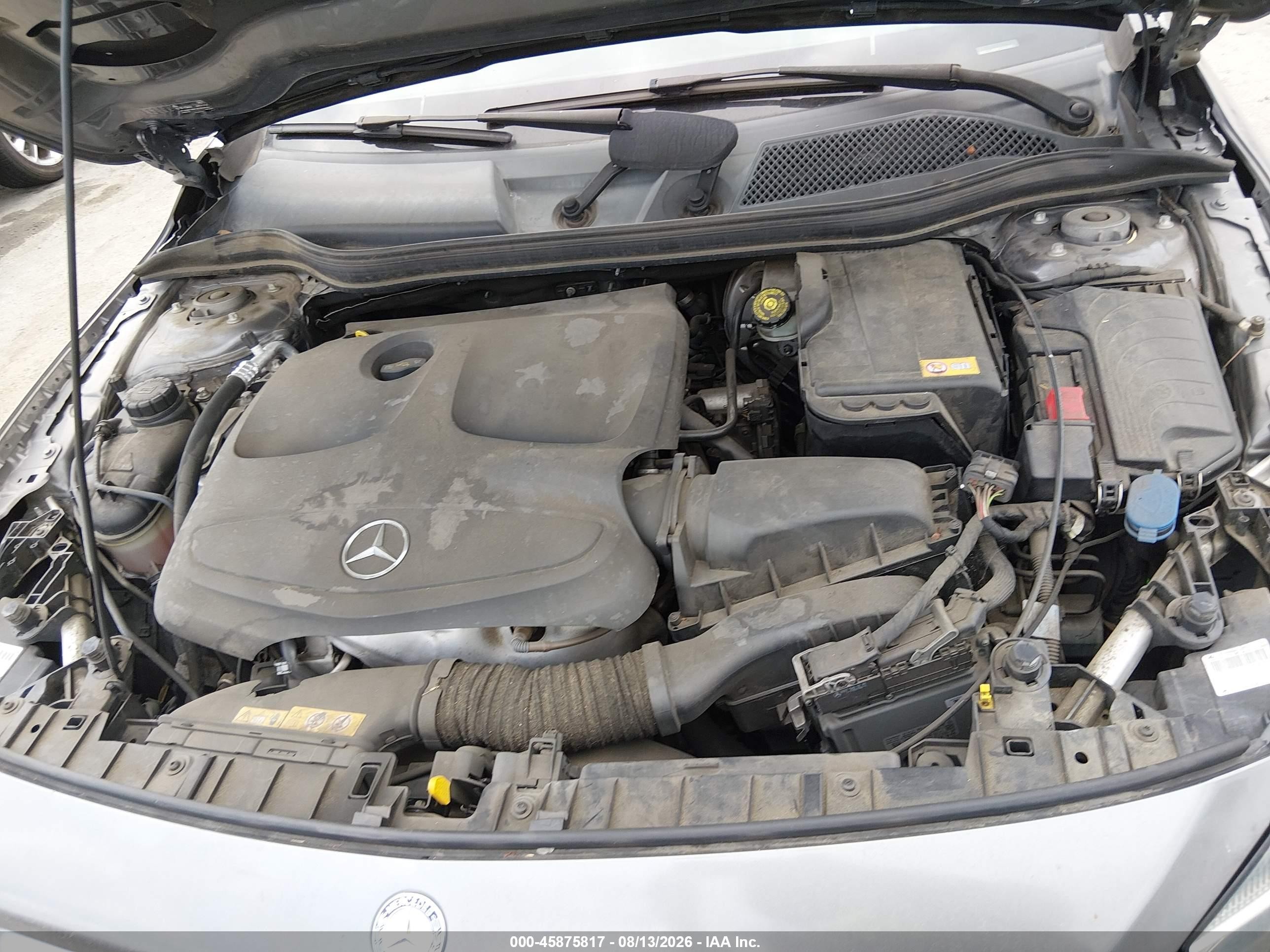 2015 Mercedes-benz Gla 250   Gray vin: WDCTG4EBXFJ132397