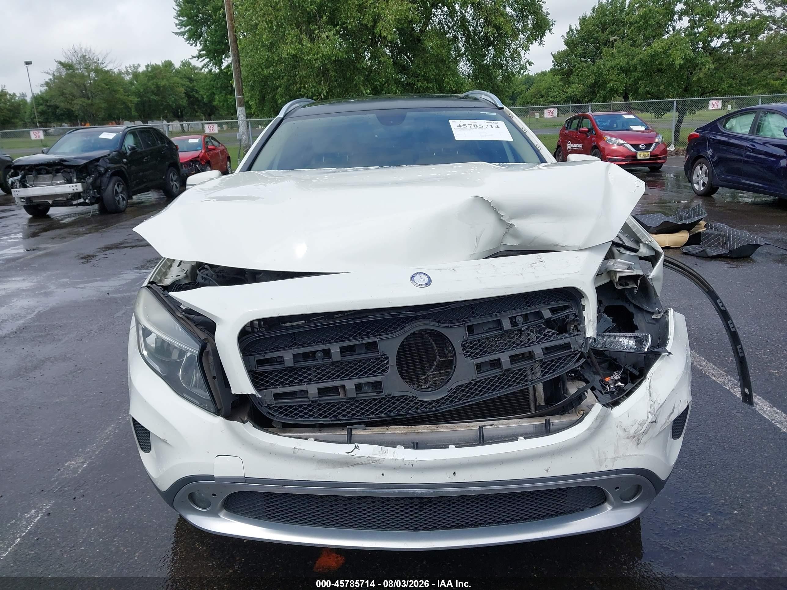 2015 Mercedes-benz Gla 250   Белый vin: WDCTG4EBXFJ167487