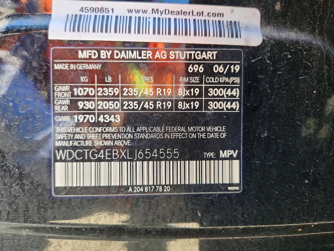 2020 Mercedes-benz Gla 250 Black vin: WDCTG4EBXLJ654555