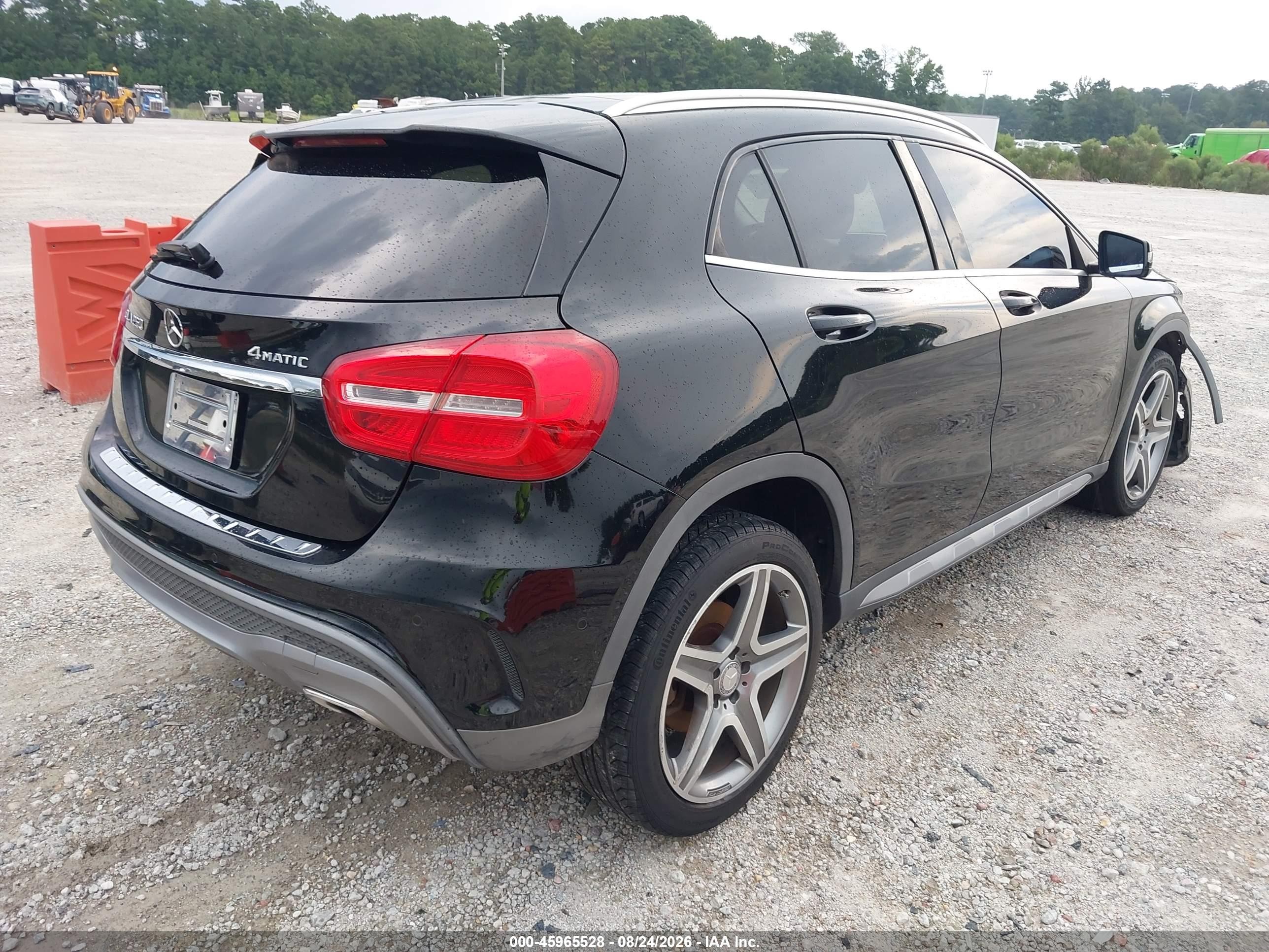 2015 Mercedes-benz Gla 250 4matic Black vin: WDCTG4GB0FJ039546