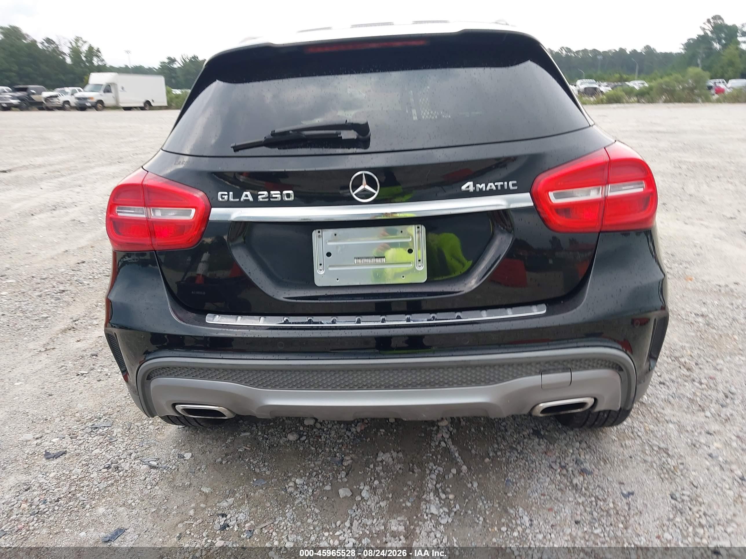 2015 Mercedes-benz Gla 250 4matic Black vin: WDCTG4GB0FJ039546