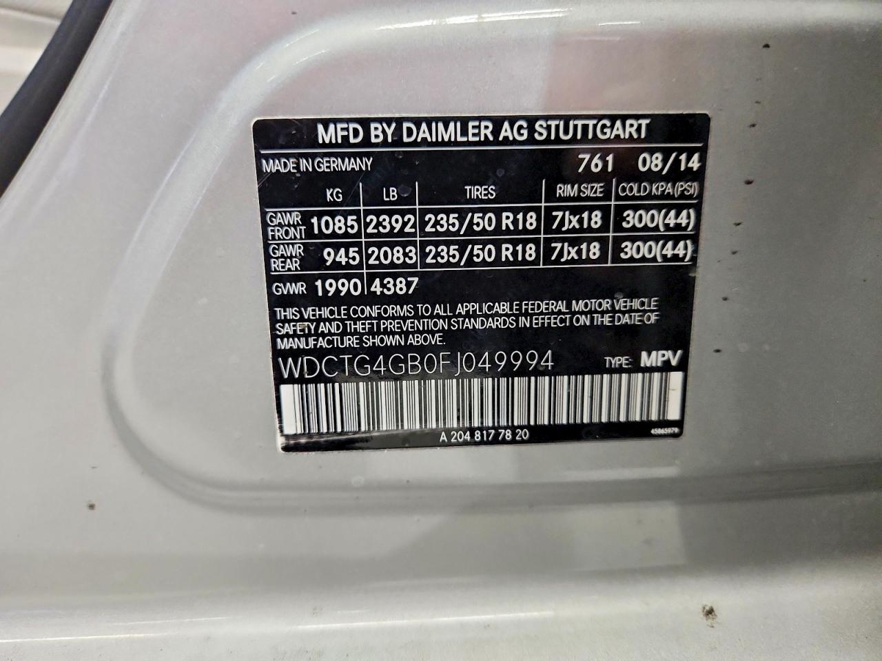 2015 Mercedes-benz Gla 250 4matic Silver vin: WDCTG4GB0FJ049994