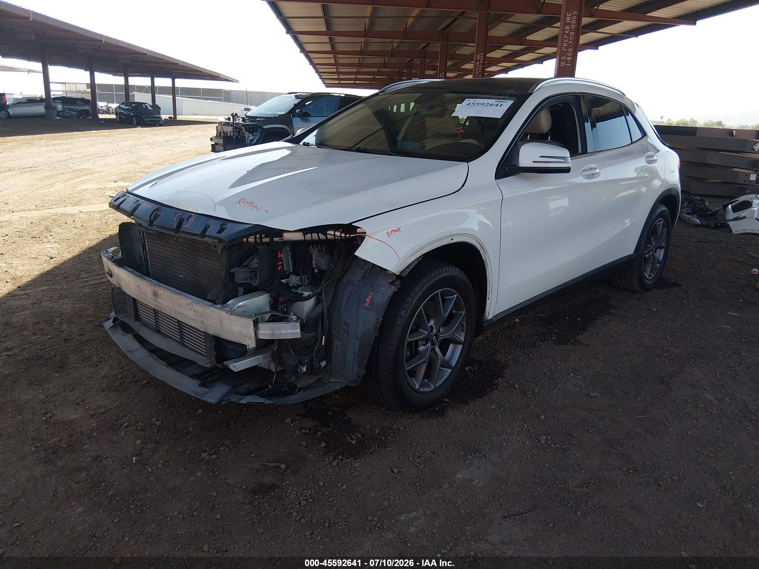 2015 Mercedes-benz Gla 250 4matic Белый vin: WDCTG4GB0FJ068948