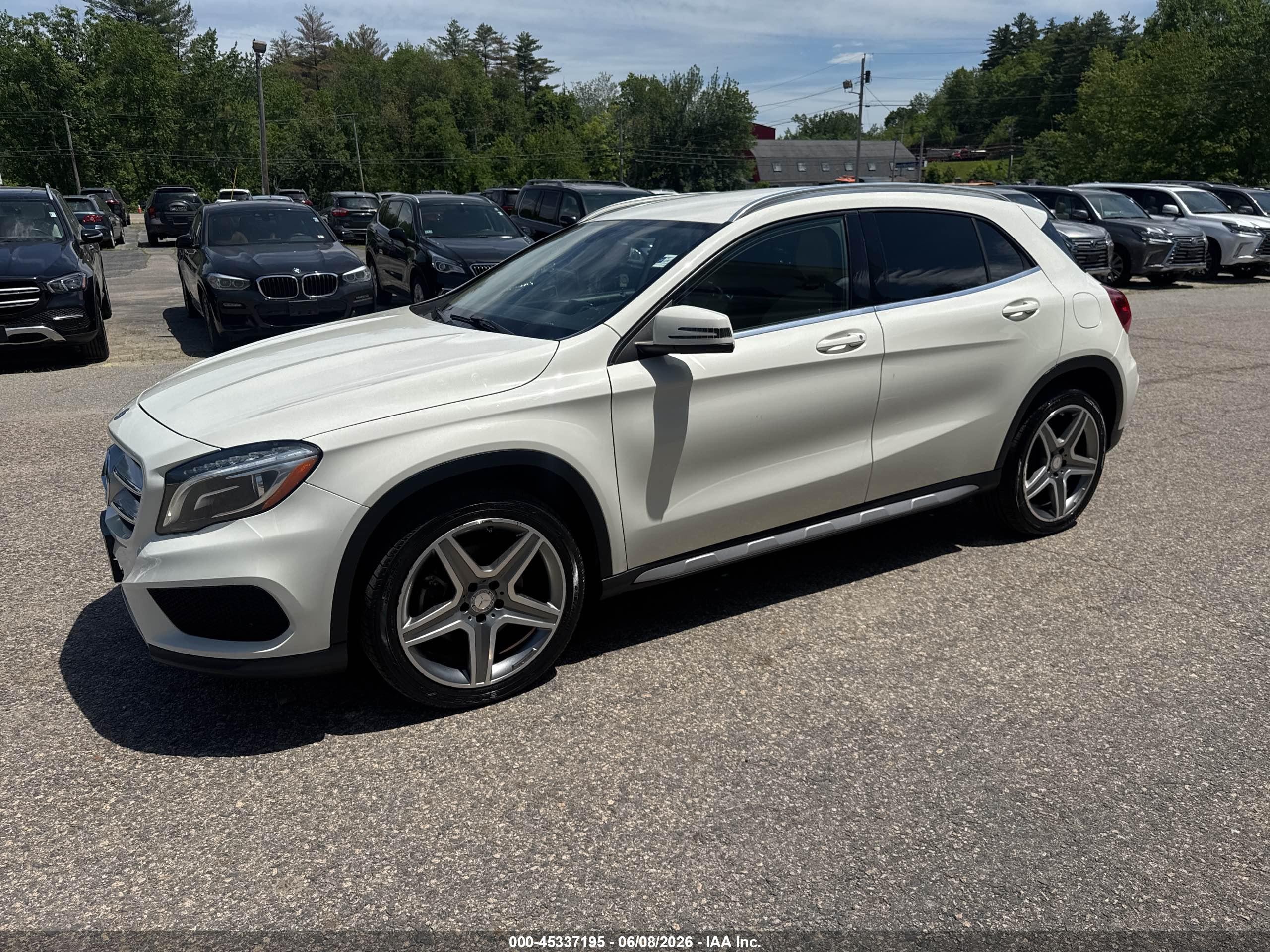 2015 Mercedes-benz Gla 250 4matic White vin: WDCTG4GB0FJ080307