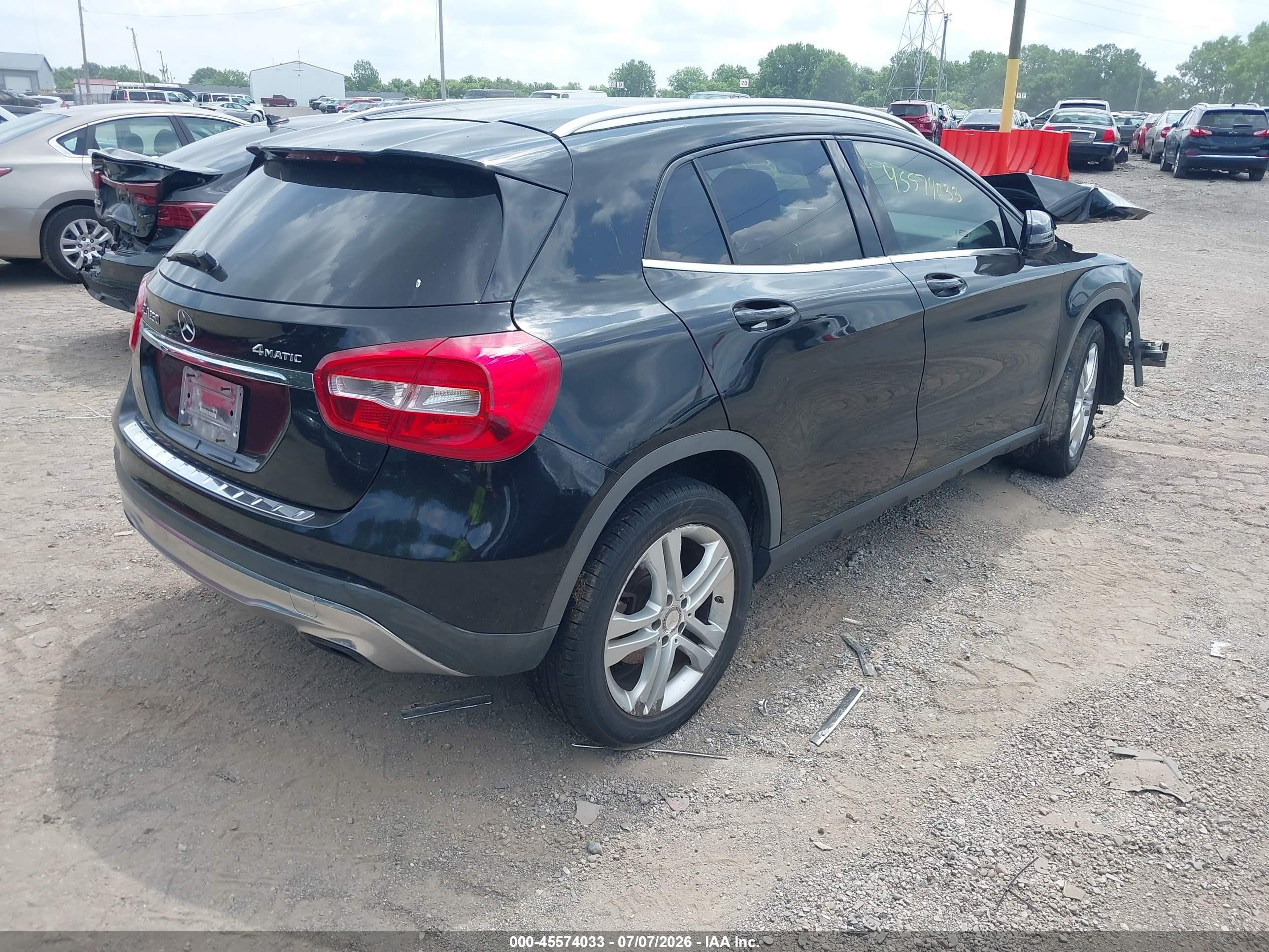 2015 Mercedes-benz Gla 250 4matic Black vin: WDCTG4GB0FJ099181