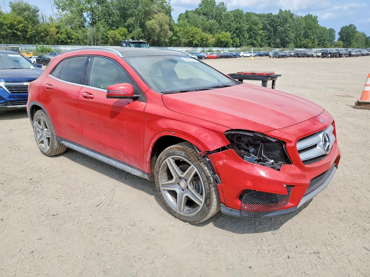 2015 Mercedes-benz Gla 250 4matic Red vin: WDCTG4GB0FJ167365