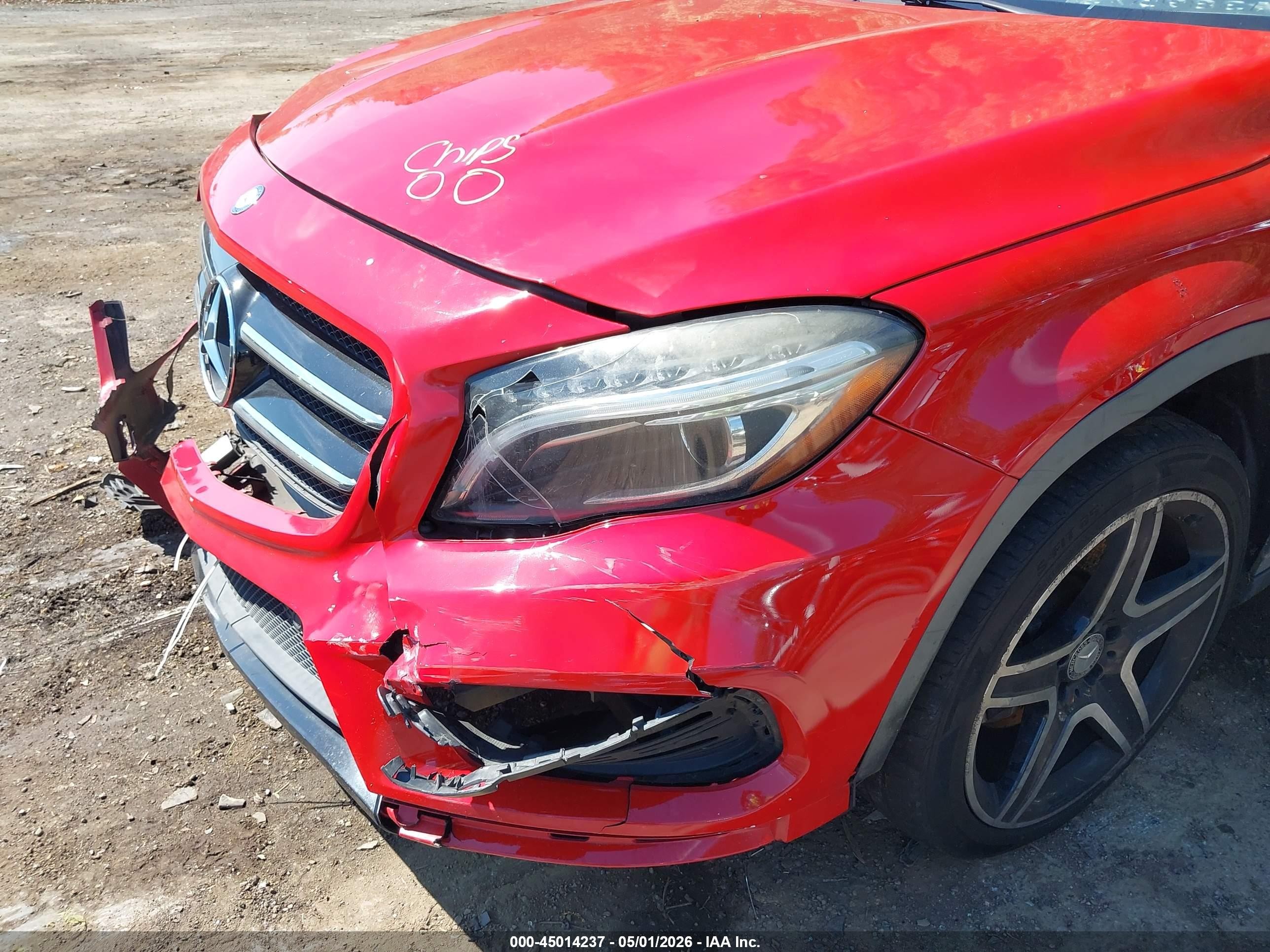2016 Mercedes-benz Gla 250 4matic Красный vin: WDCTG4GB0GJ216940