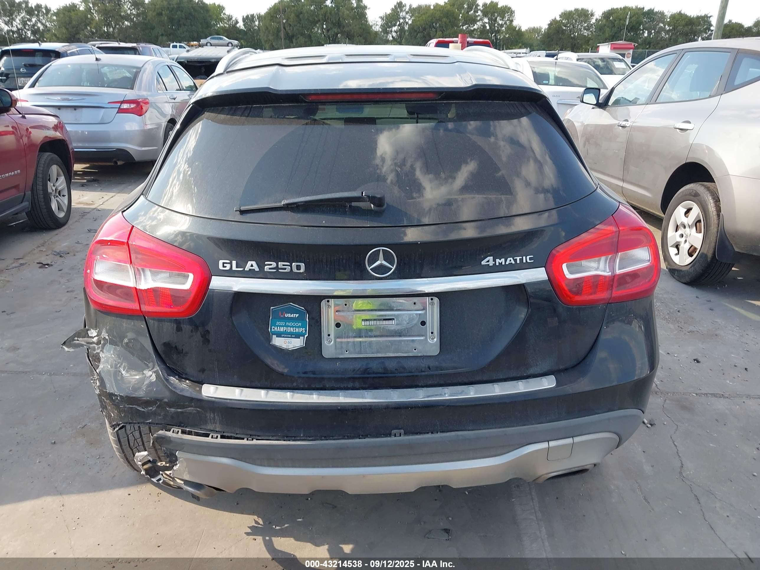 2018 Mercedes-benz Gla 250 4matic Черный vin: WDCTG4GB0JJ385539