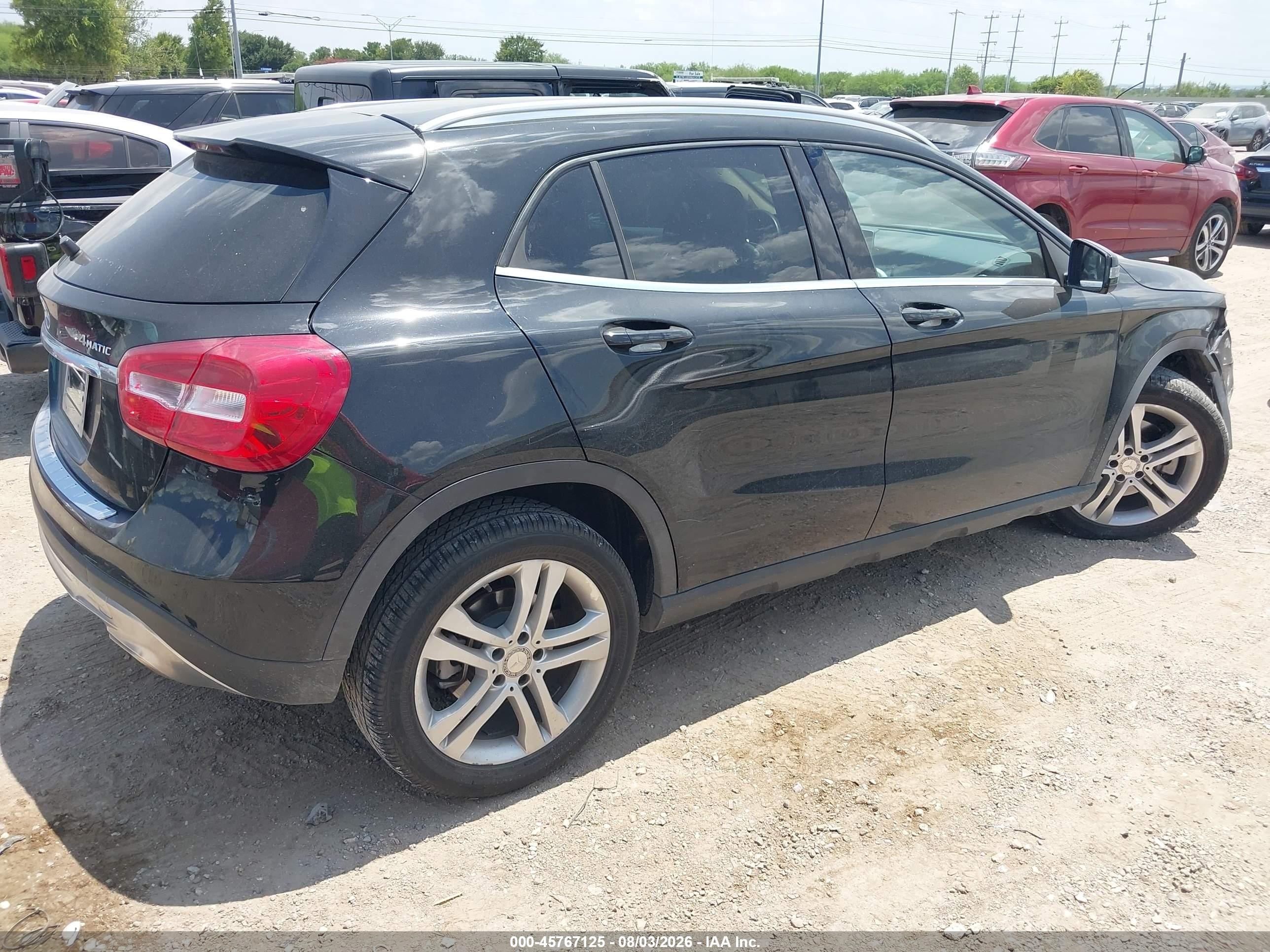 2015 Mercedes-benz Gla 250 4matic Black vin: WDCTG4GB1FJ032640
