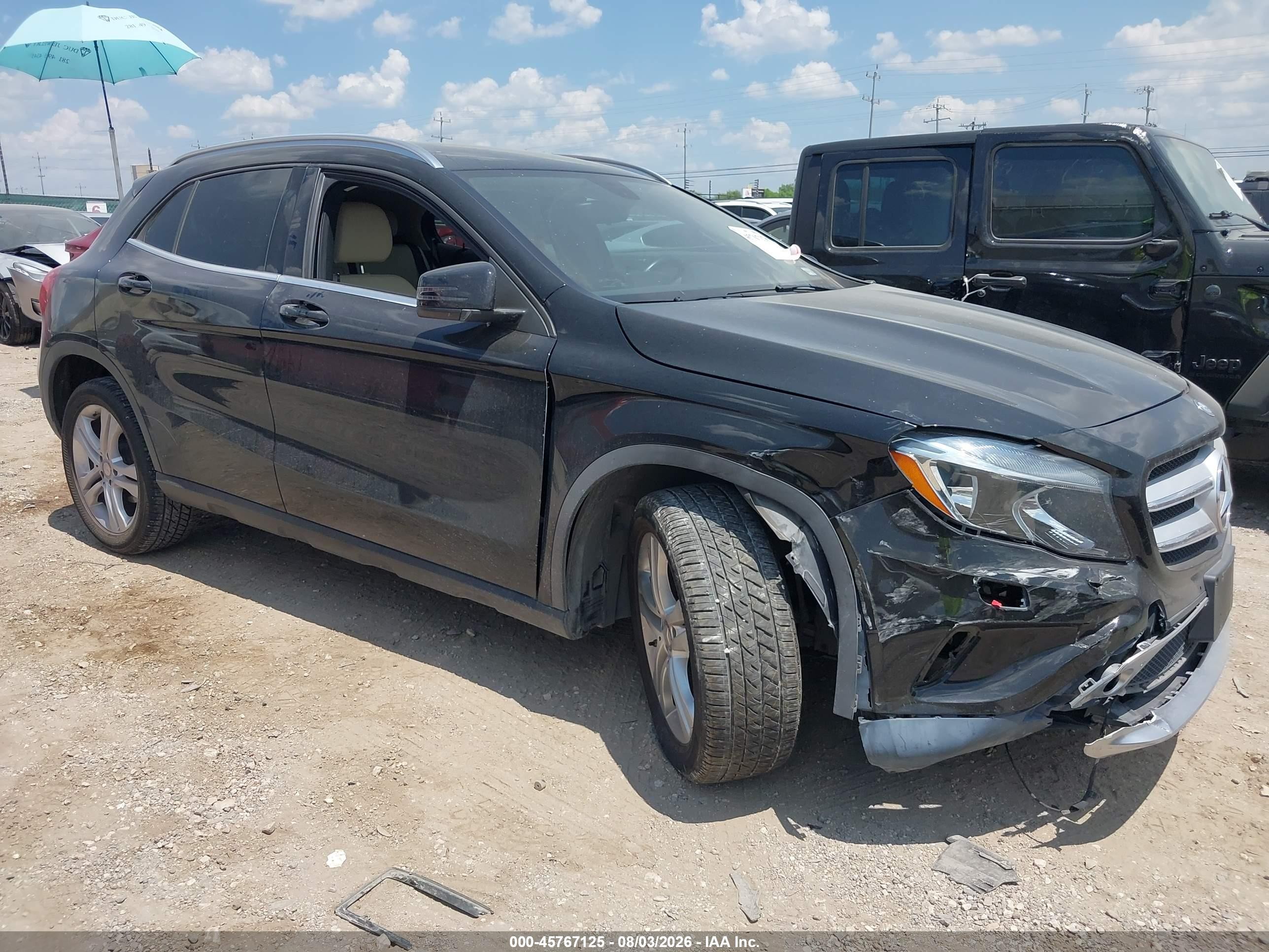 2015 Mercedes-benz Gla 250 4matic Black vin: WDCTG4GB1FJ032640