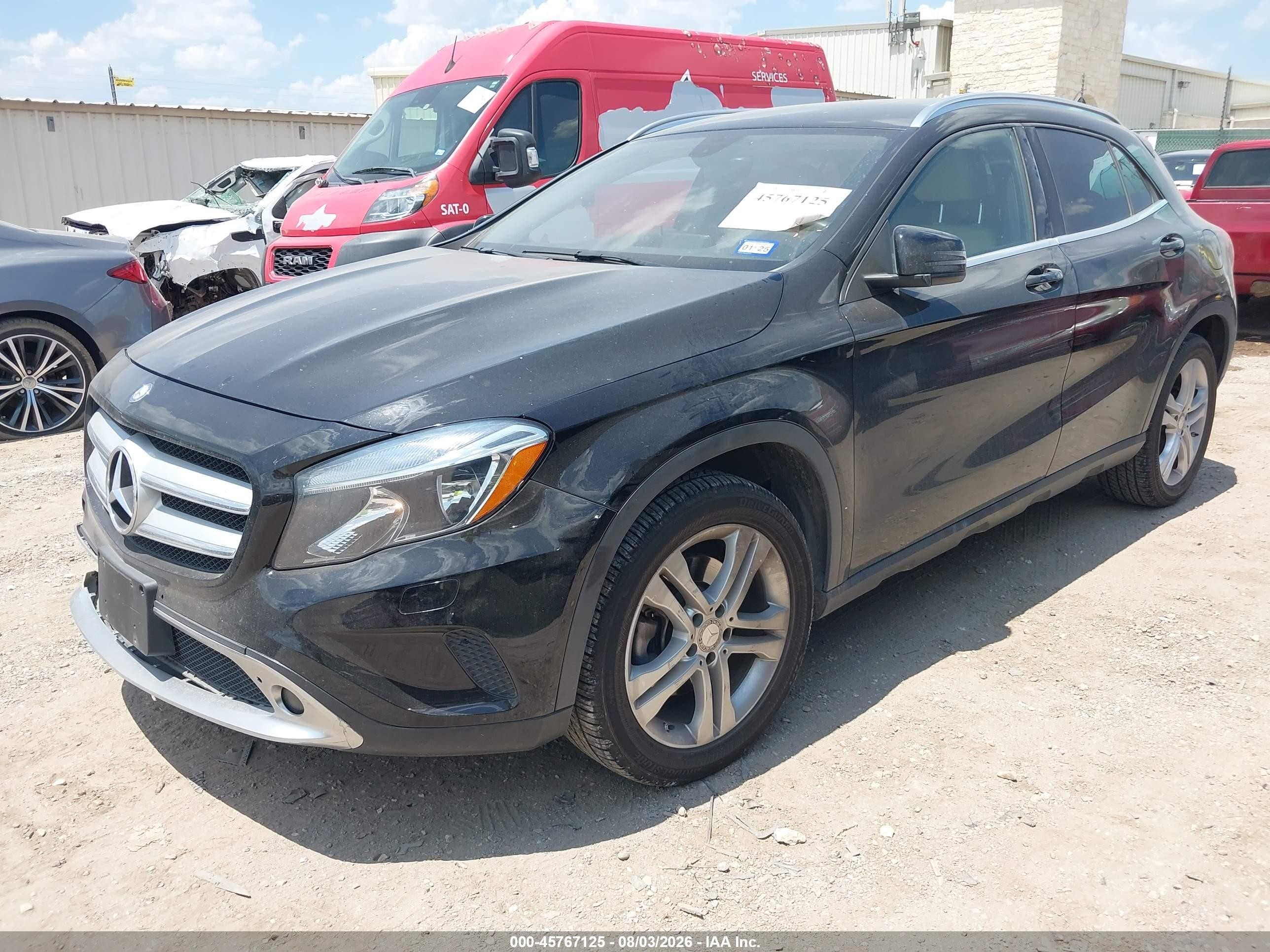 2015 Mercedes-benz Gla 250 4matic Black vin: WDCTG4GB1FJ032640