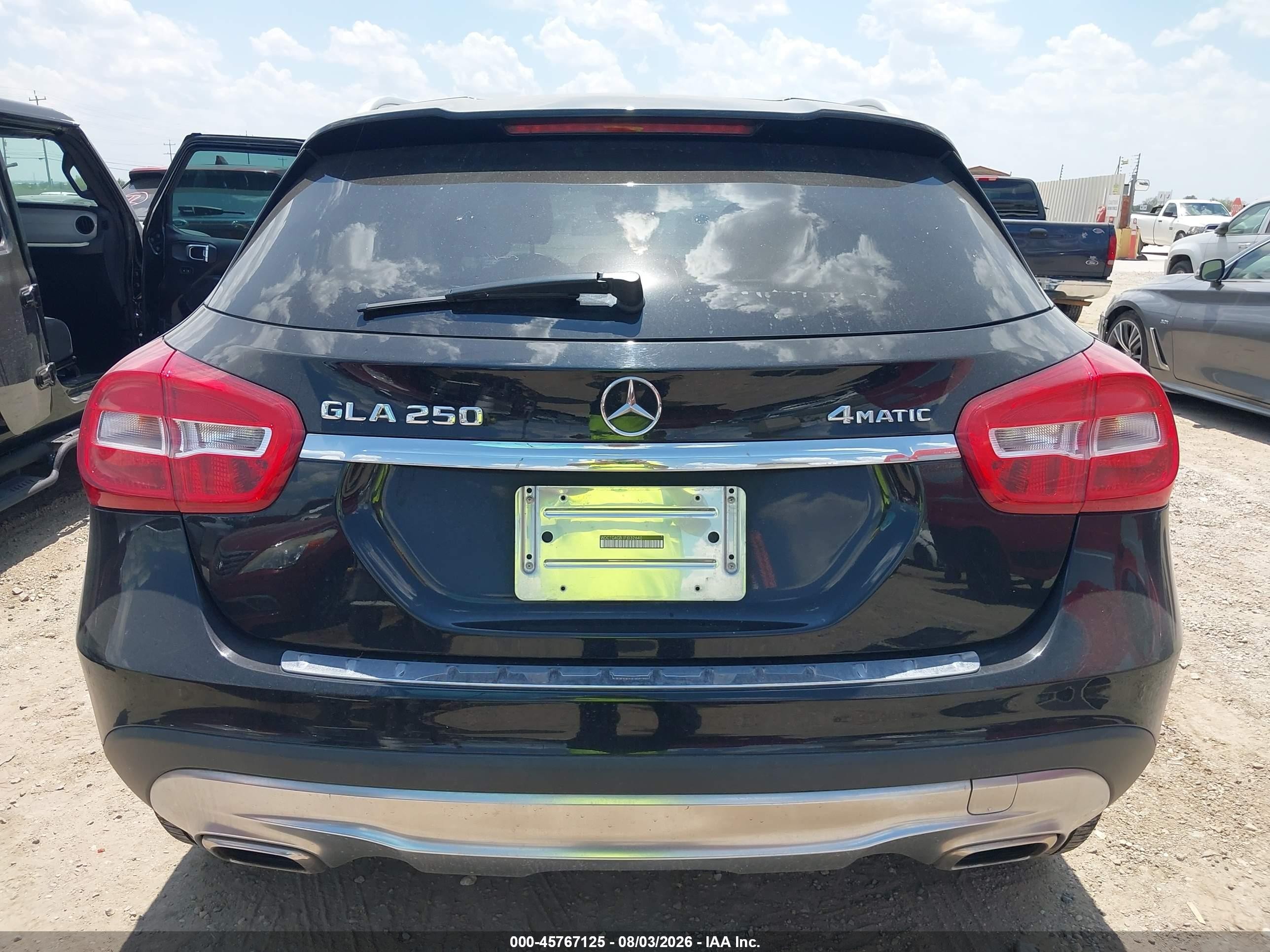 2015 Mercedes-benz Gla 250 4matic Black vin: WDCTG4GB1FJ032640