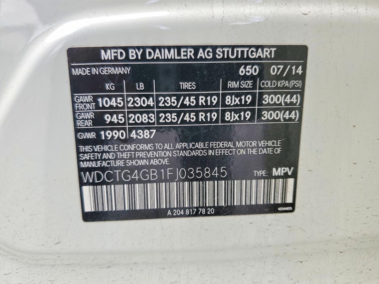 2015 Mercedes-benz Gla 250 4matic White vin: WDCTG4GB1FJ035845