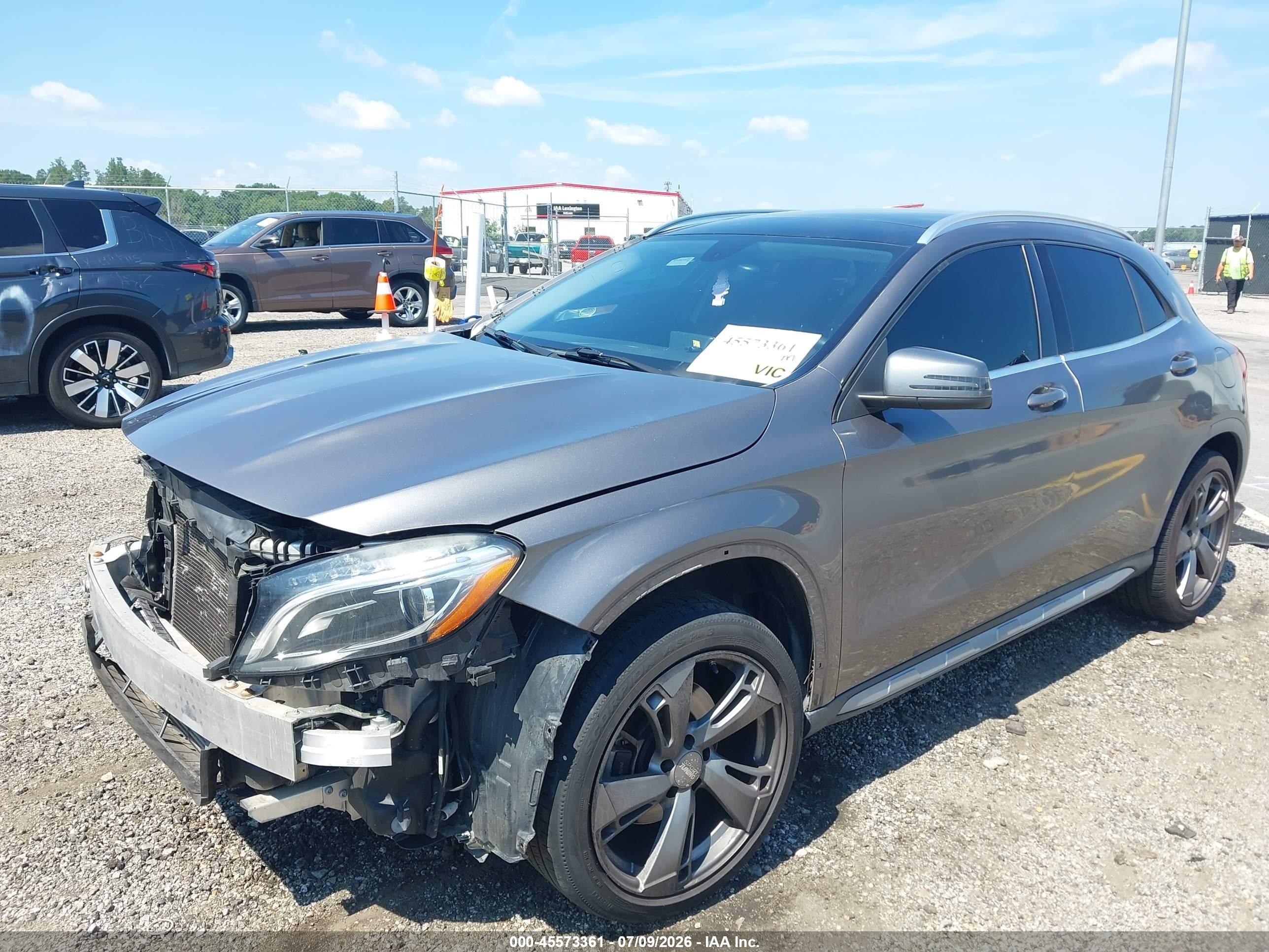 2015 Mercedes-benz Gla 250 4matic Gray vin: WDCTG4GB1FJ063774