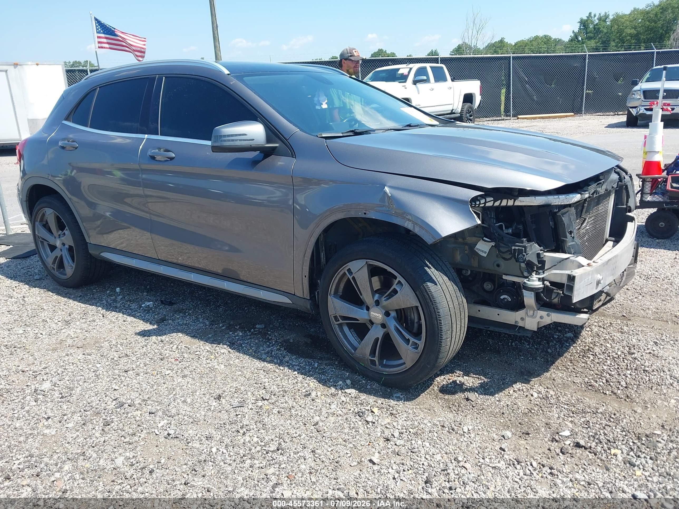 2015 Mercedes-benz Gla 250 4matic Gray vin: WDCTG4GB1FJ063774