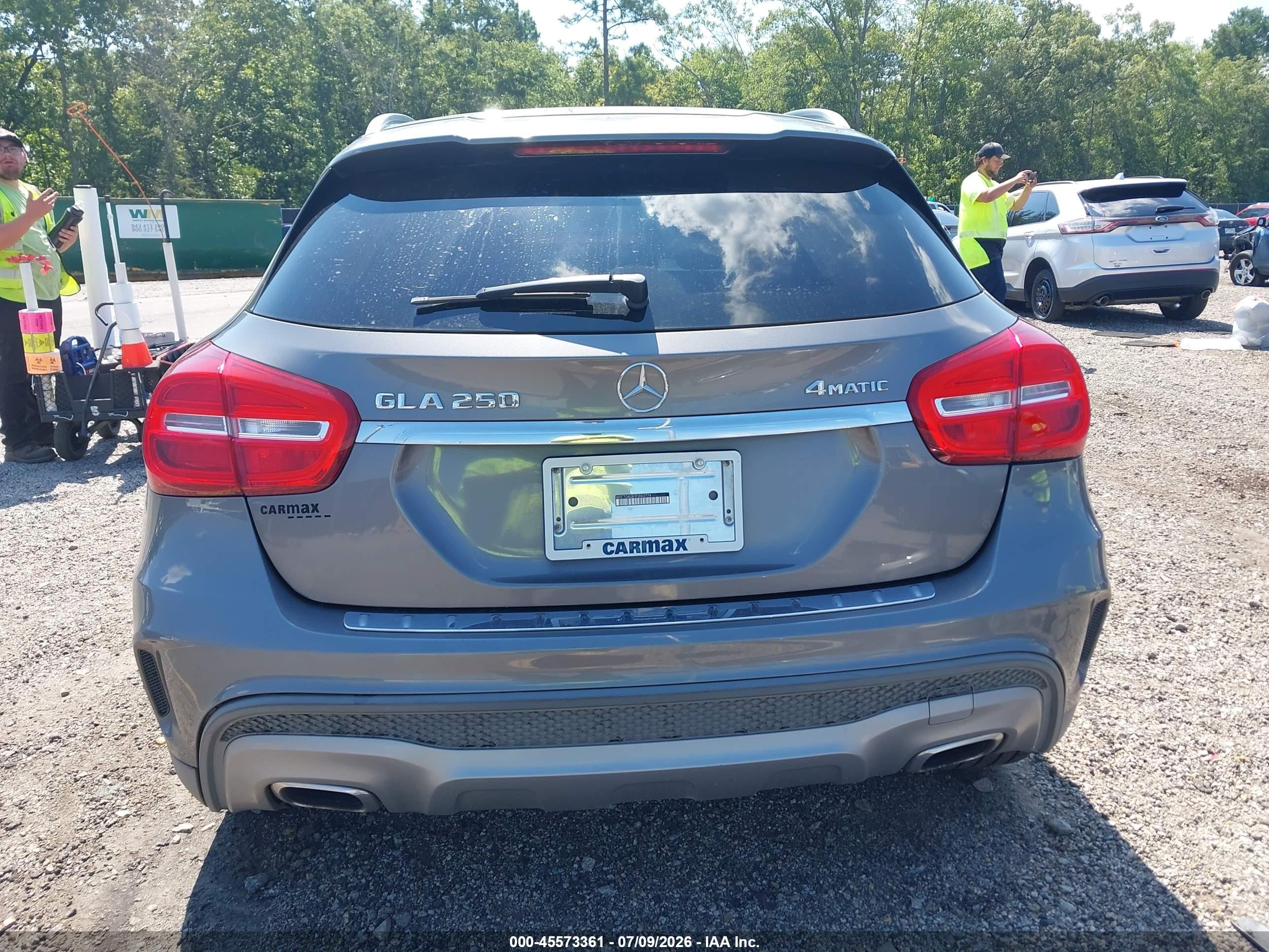 2015 Mercedes-benz Gla 250 4matic Gray vin: WDCTG4GB1FJ063774