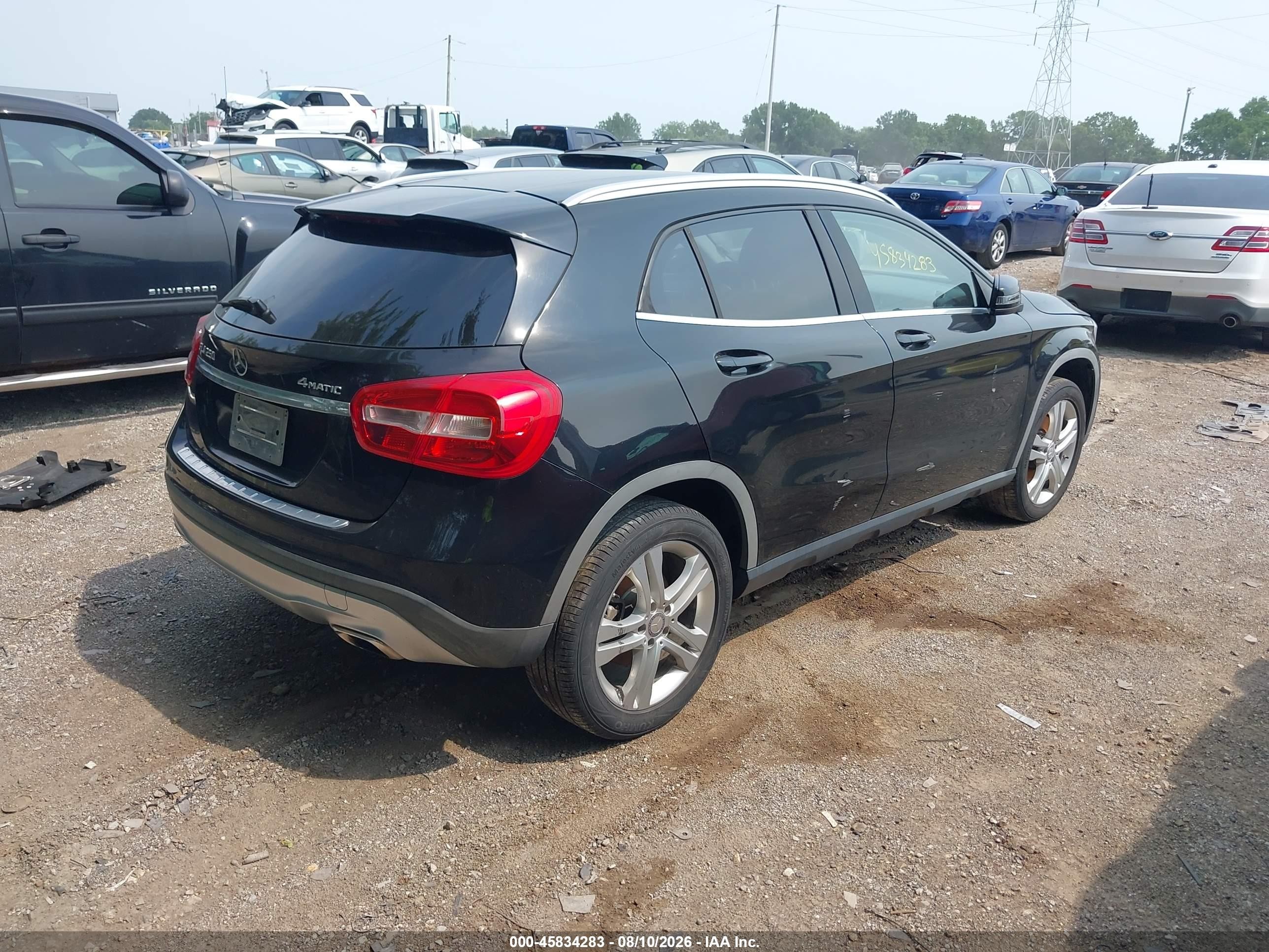 2015 Mercedes-benz Gla 250 4matic Black vin: WDCTG4GB1FJ091302