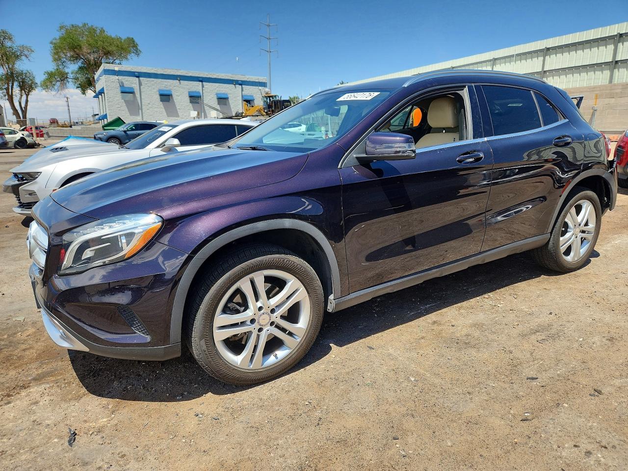 2015 Mercedes-benz Gla 250 4matic Purple vin: WDCTG4GB1FJ102461