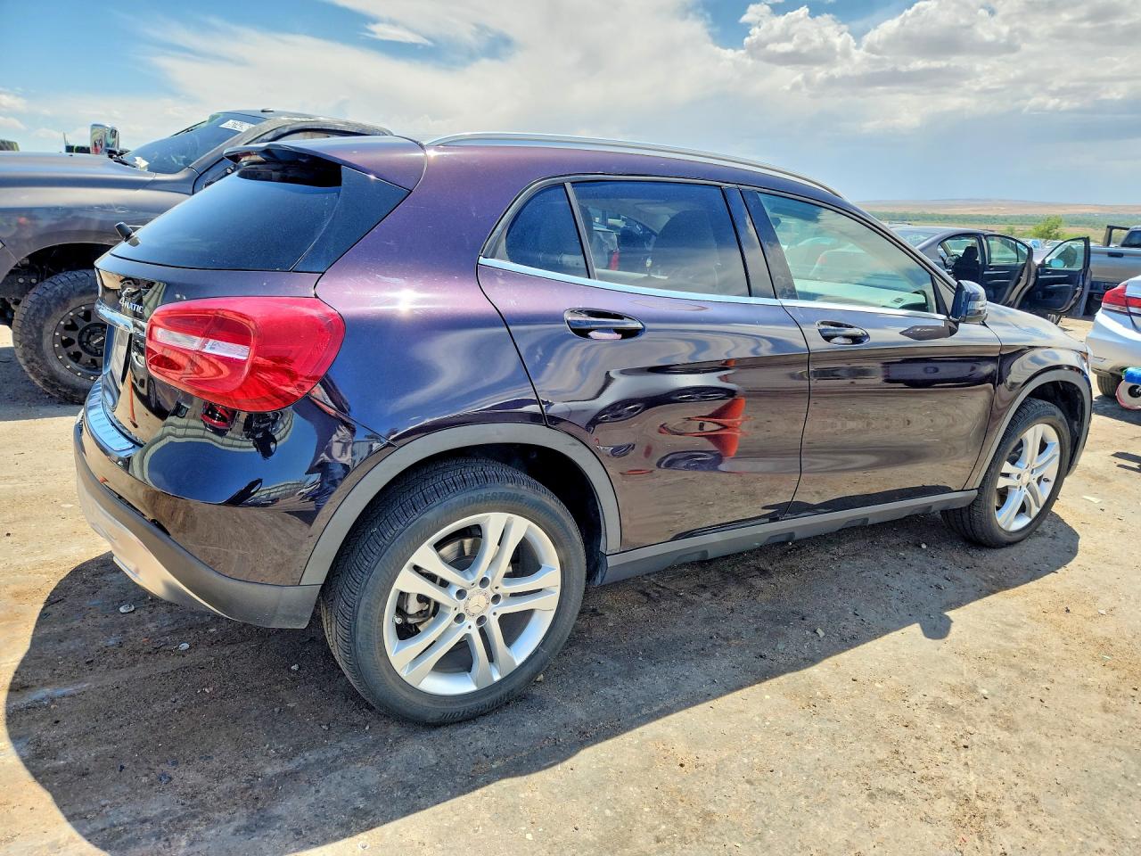 2015 Mercedes-benz Gla 250 4matic Purple vin: WDCTG4GB1FJ102461