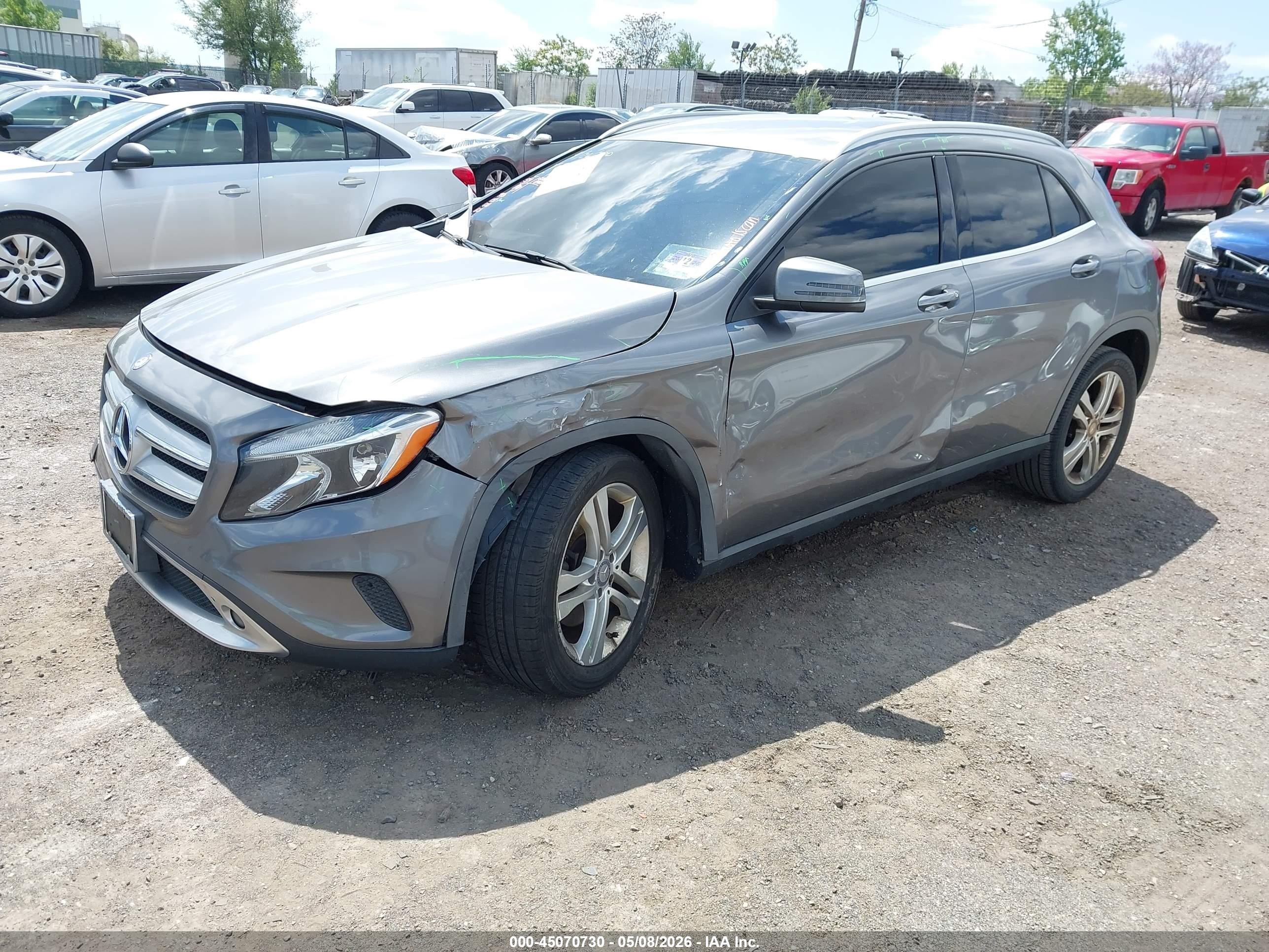 2015 Mercedes-benz Gla 250 4matic Gray vin: WDCTG4GB1FJ148498