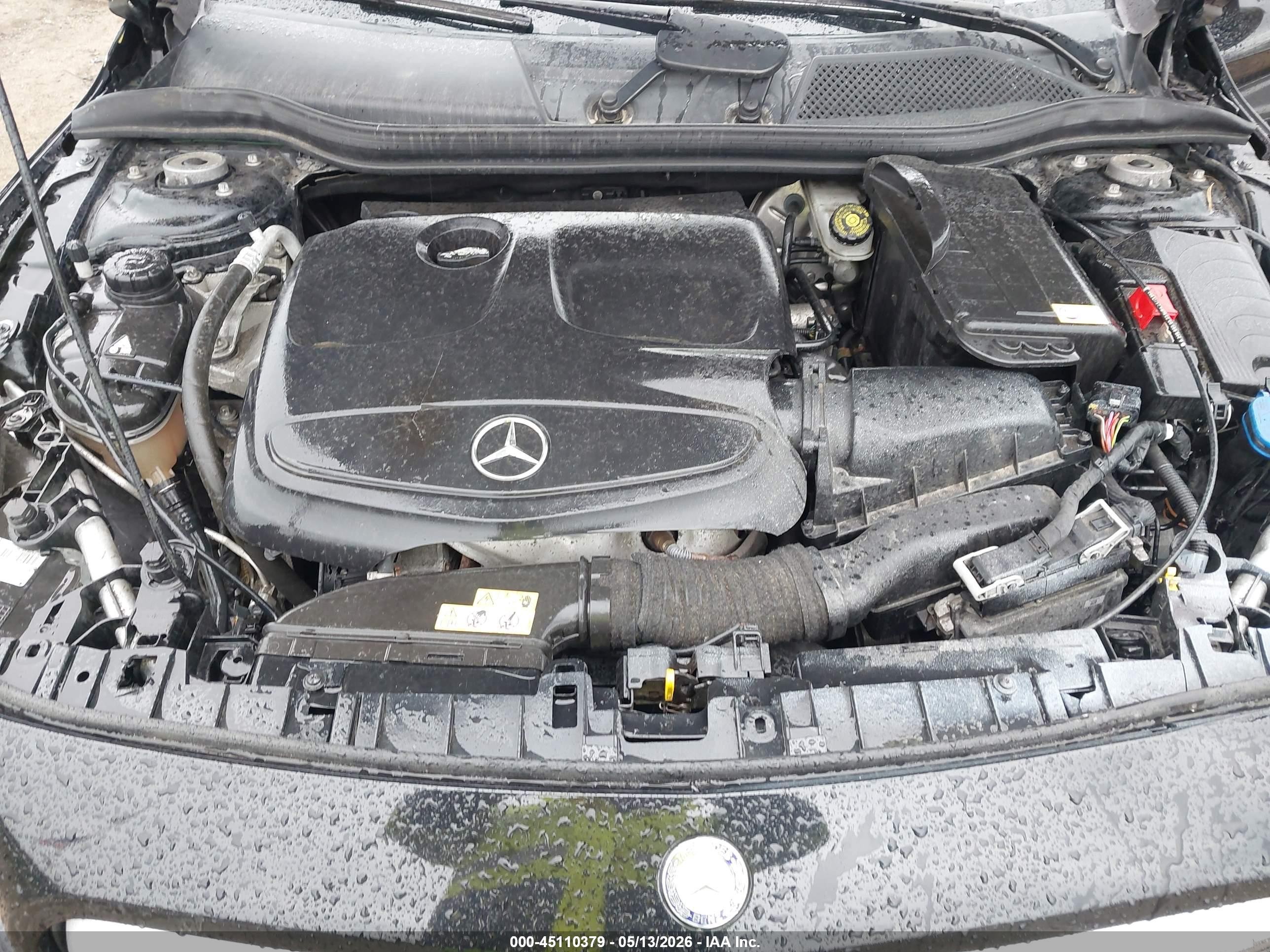 2015 Mercedes-benz Gla 250 4matic Черный vin: WDCTG4GB1FJ167729