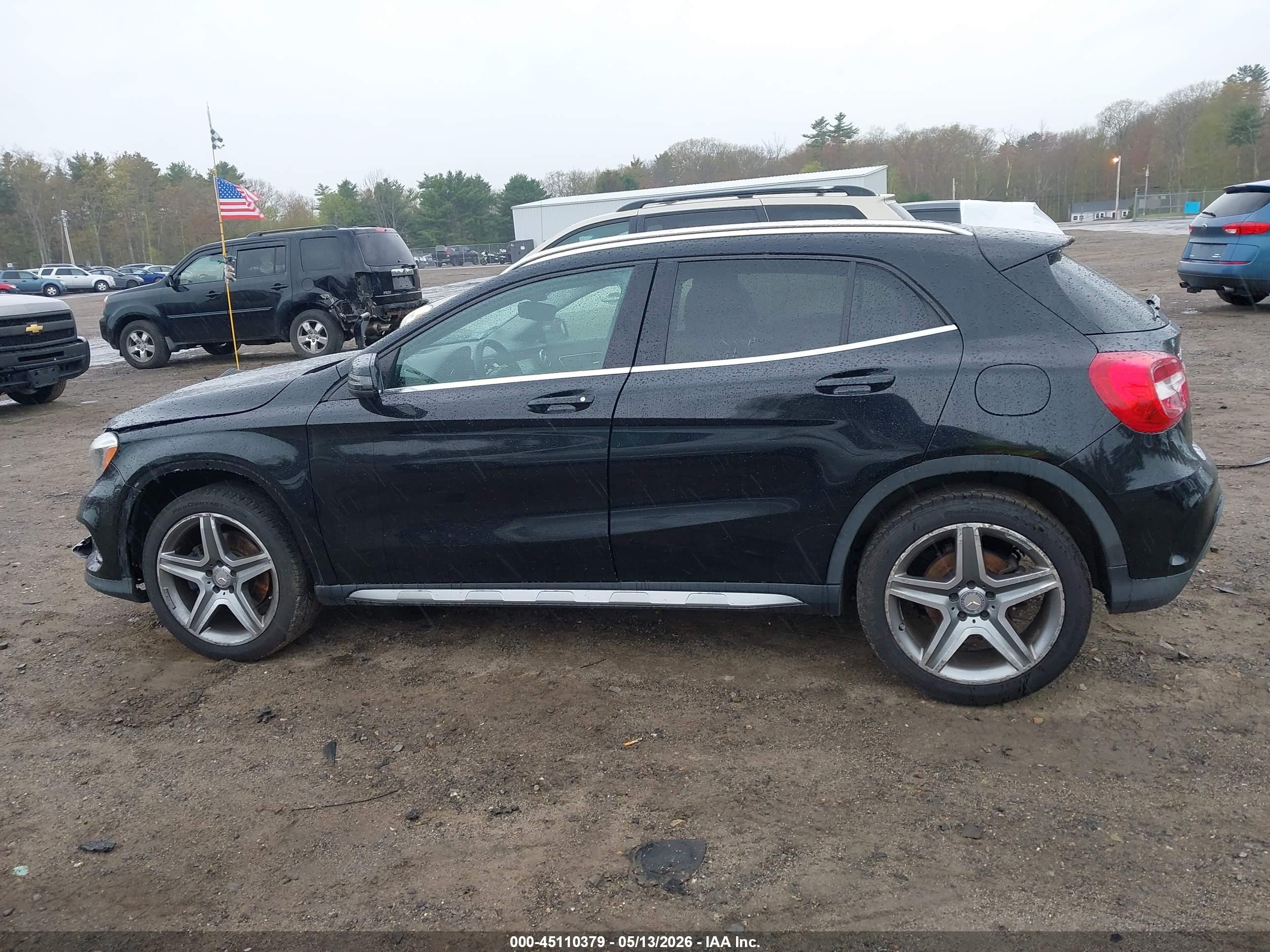 2015 Mercedes-benz Gla 250 4matic Черный vin: WDCTG4GB1FJ167729