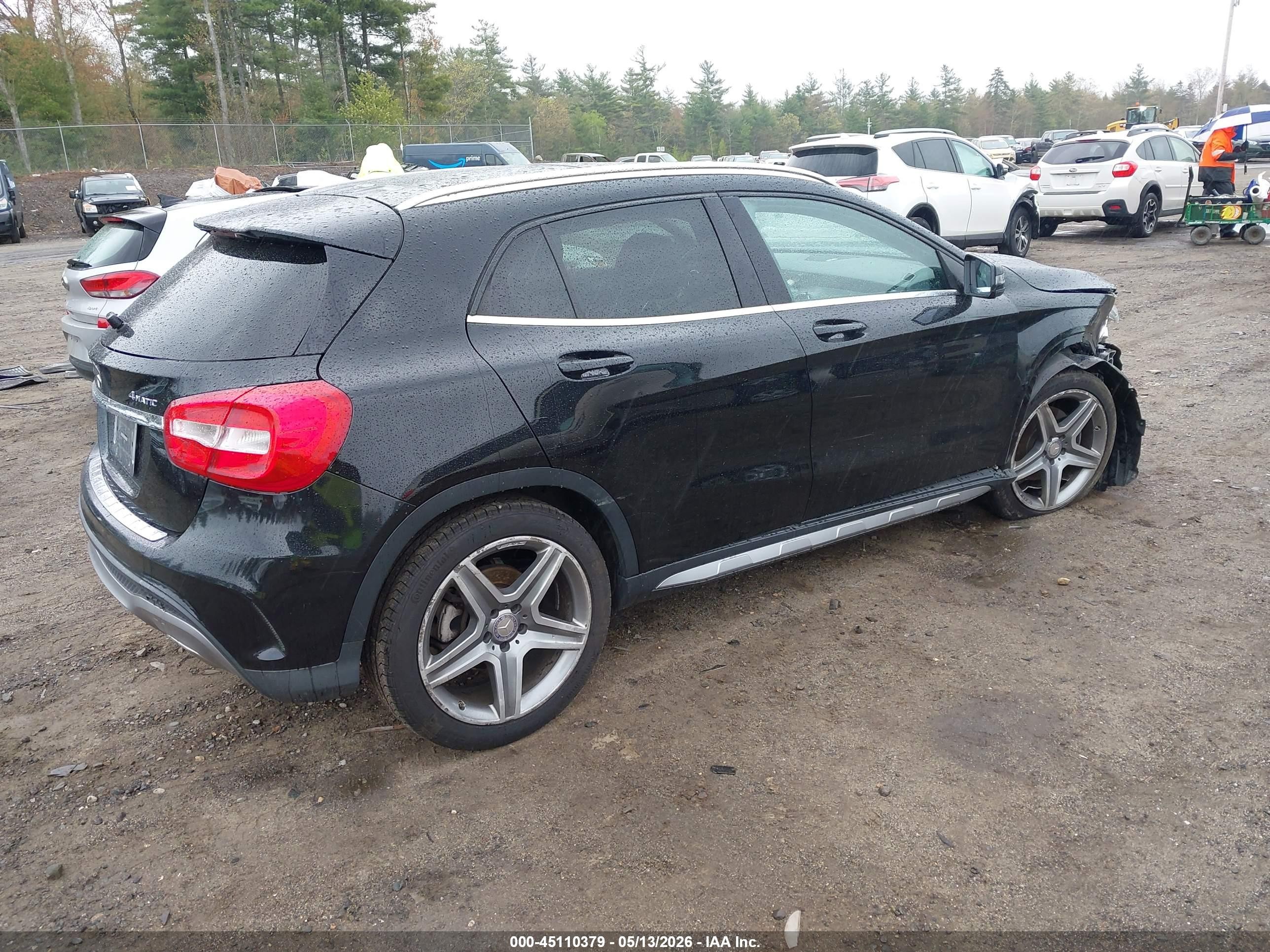 2015 Mercedes-benz Gla 250 4matic Черный vin: WDCTG4GB1FJ167729