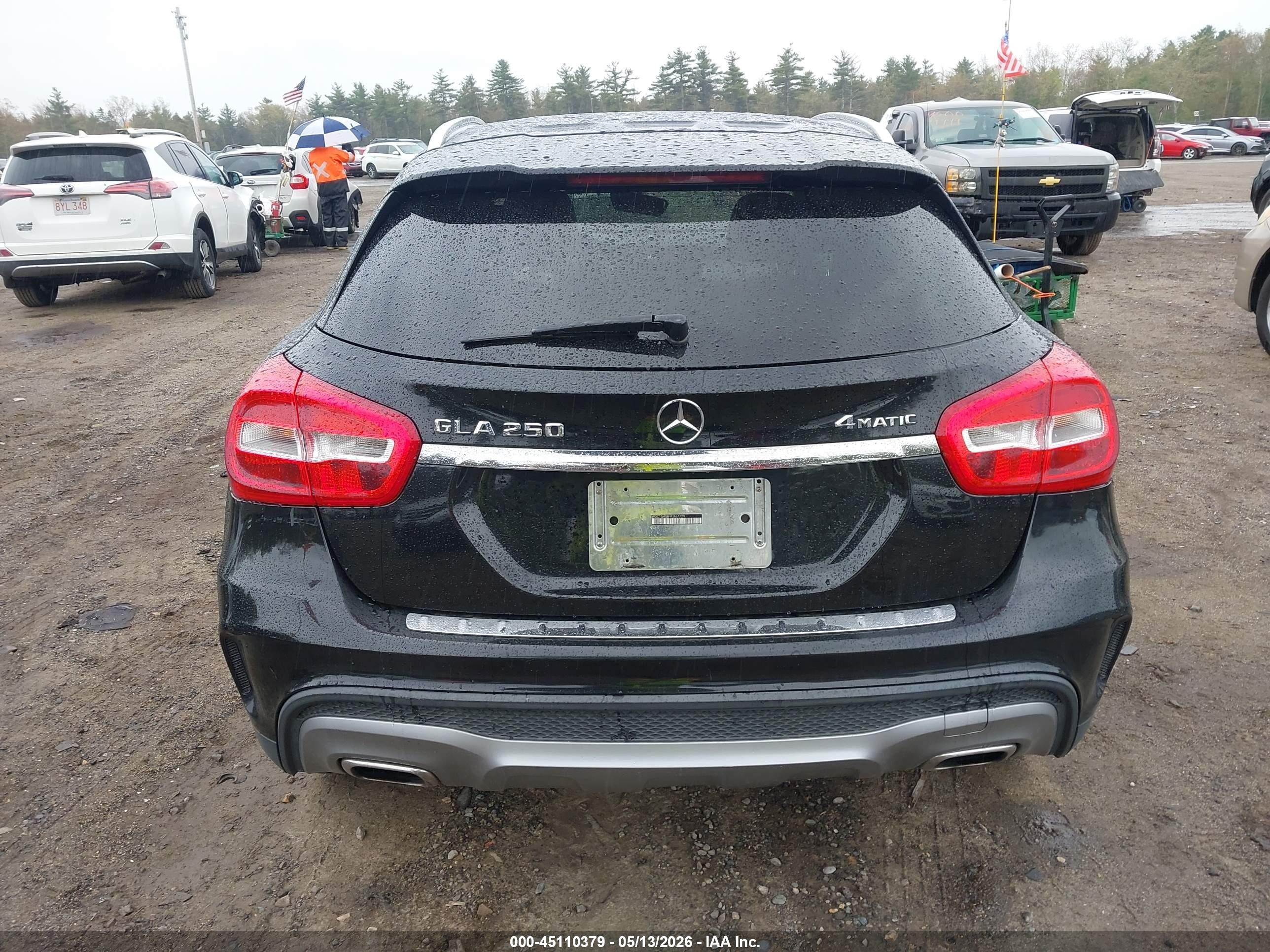 2015 Mercedes-benz Gla 250 4matic Черный vin: WDCTG4GB1FJ167729