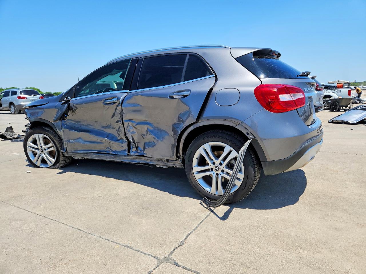 2019 Mercedes-benz Gla 250 4matic Gray vin: WDCTG4GB1KJ583953