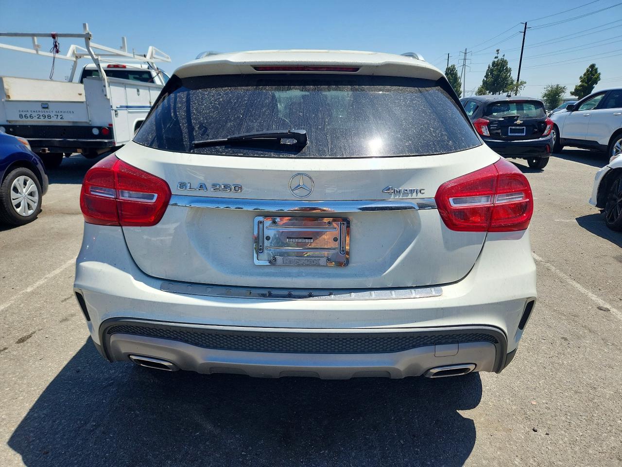 2015 Mercedes-benz Gla 250 4matic White vin: WDCTG4GB2FJ033490