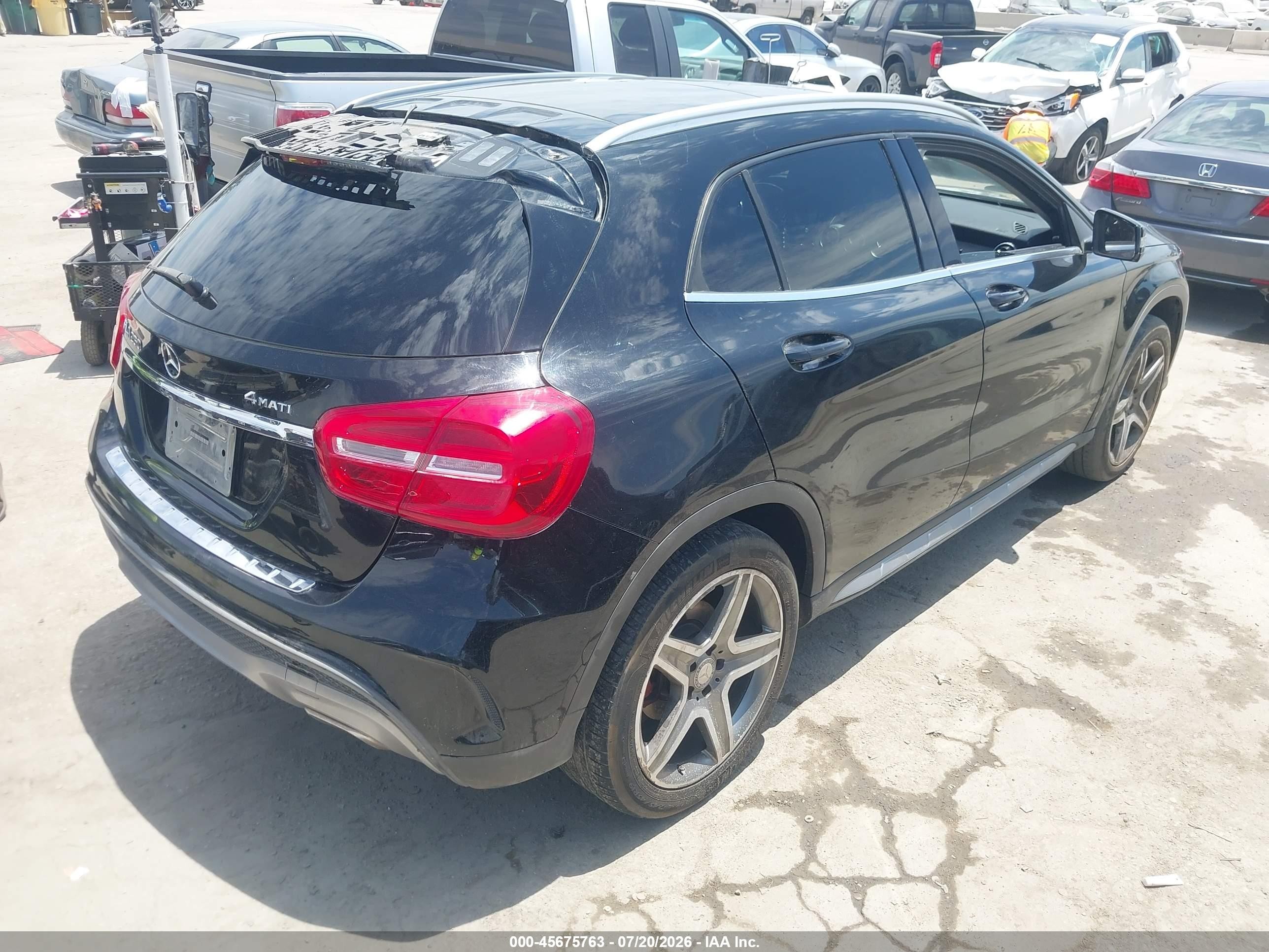2015 Mercedes-benz Gla 250 4matic Black vin: WDCTG4GB2FJ103778
