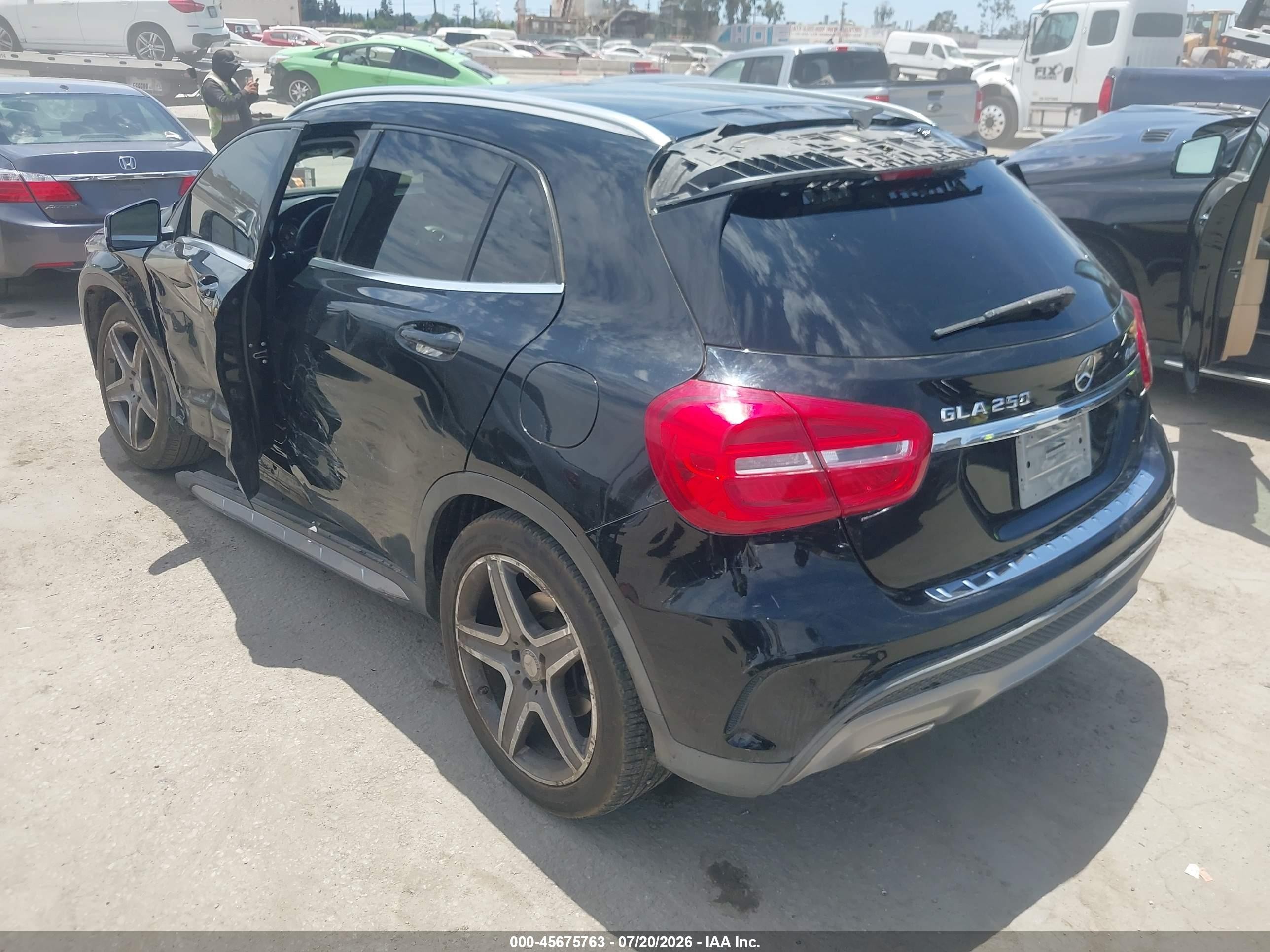 2015 Mercedes-benz Gla 250 4matic Black vin: WDCTG4GB2FJ103778