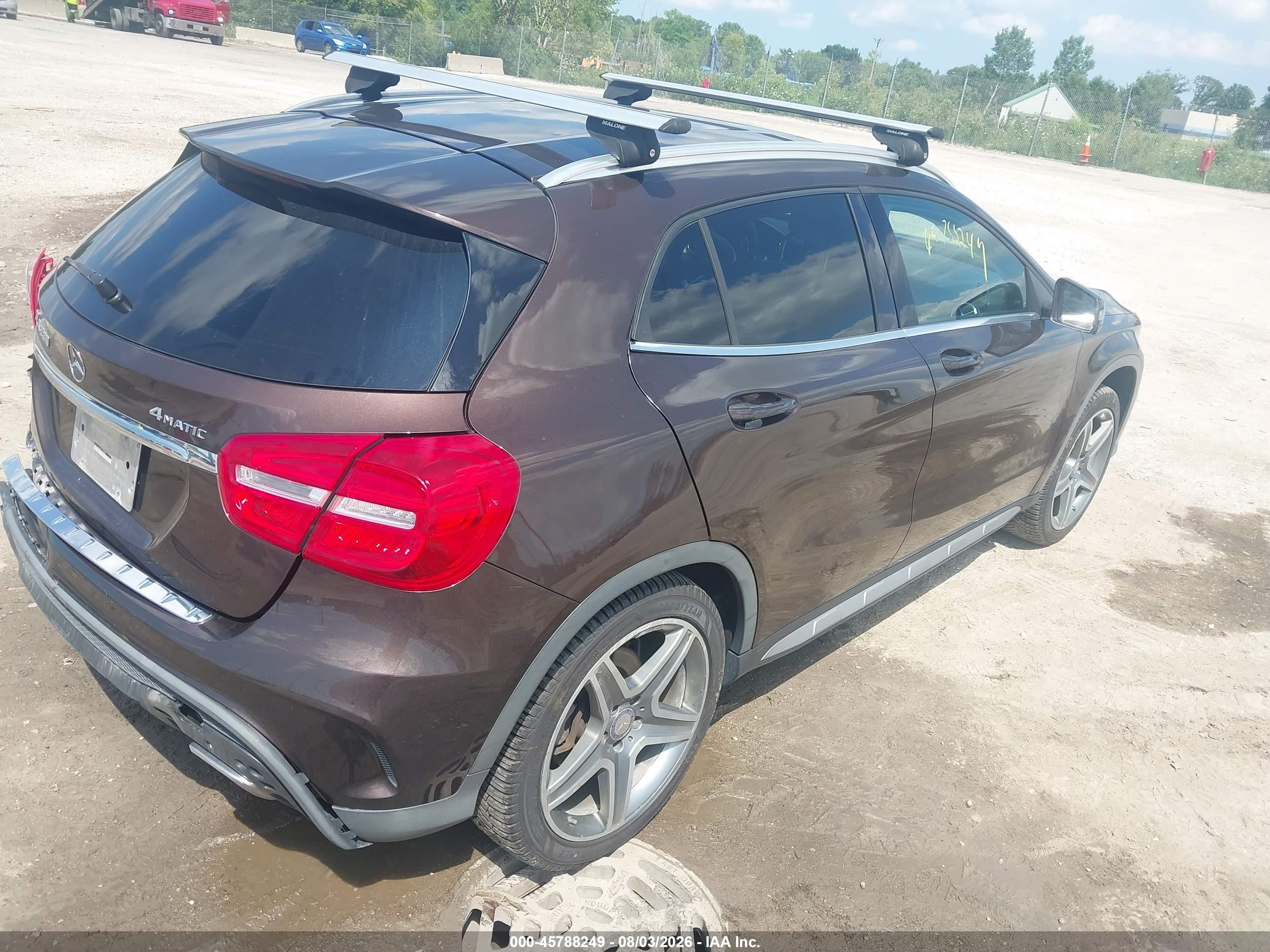 2015 Mercedes-benz Gla 250 4matic Brown vin: WDCTG4GB2FJ116255