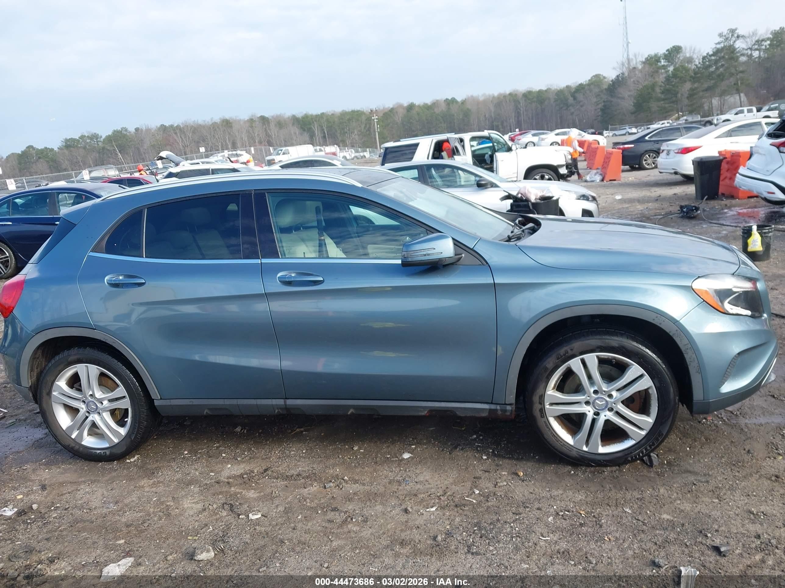 2015 Mercedes-benz Gla 250 4matic Light Blue vin: WDCTG4GB3FJ166680