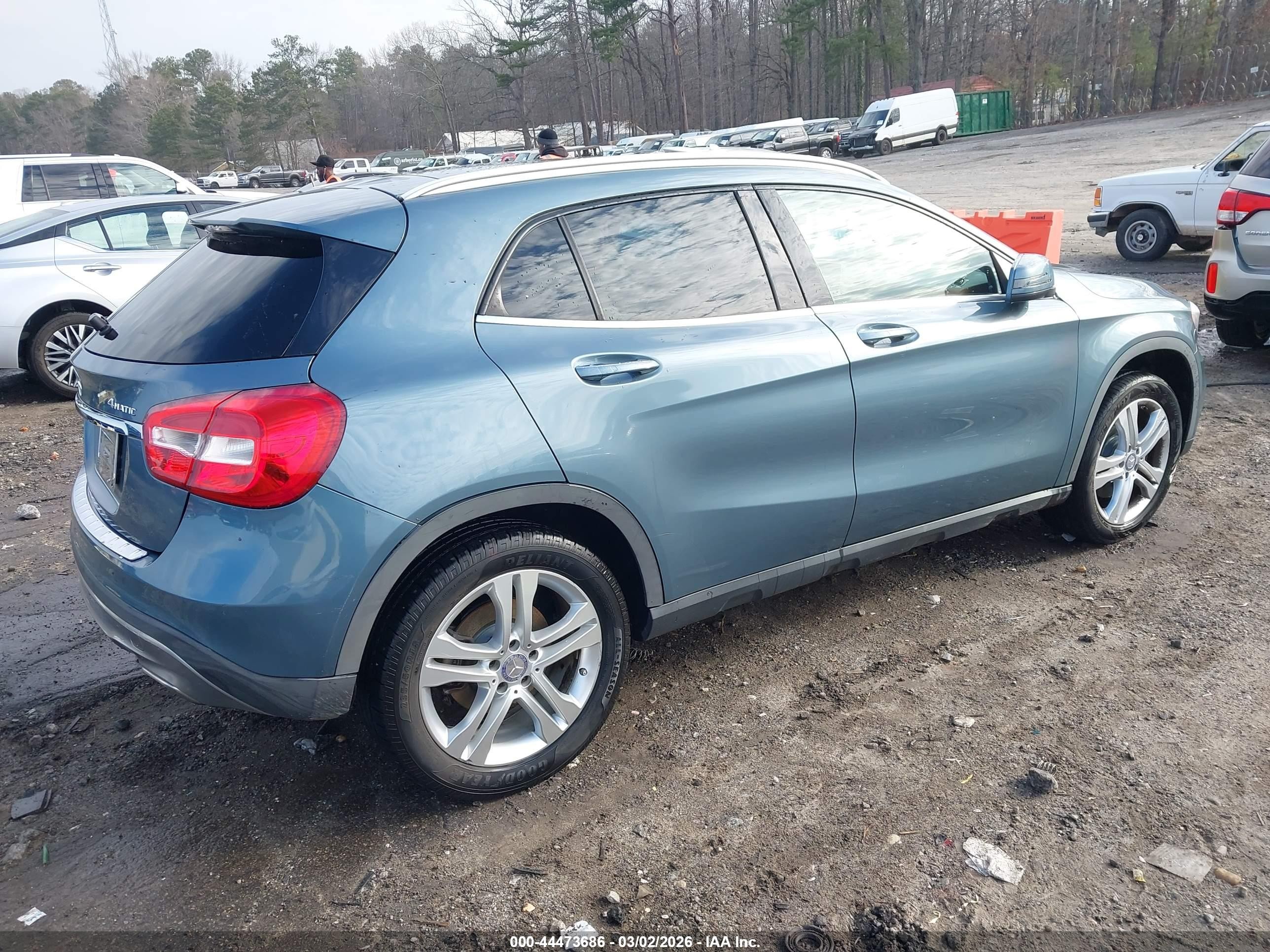 2015 Mercedes-benz Gla 250 4matic Light Blue vin: WDCTG4GB3FJ166680