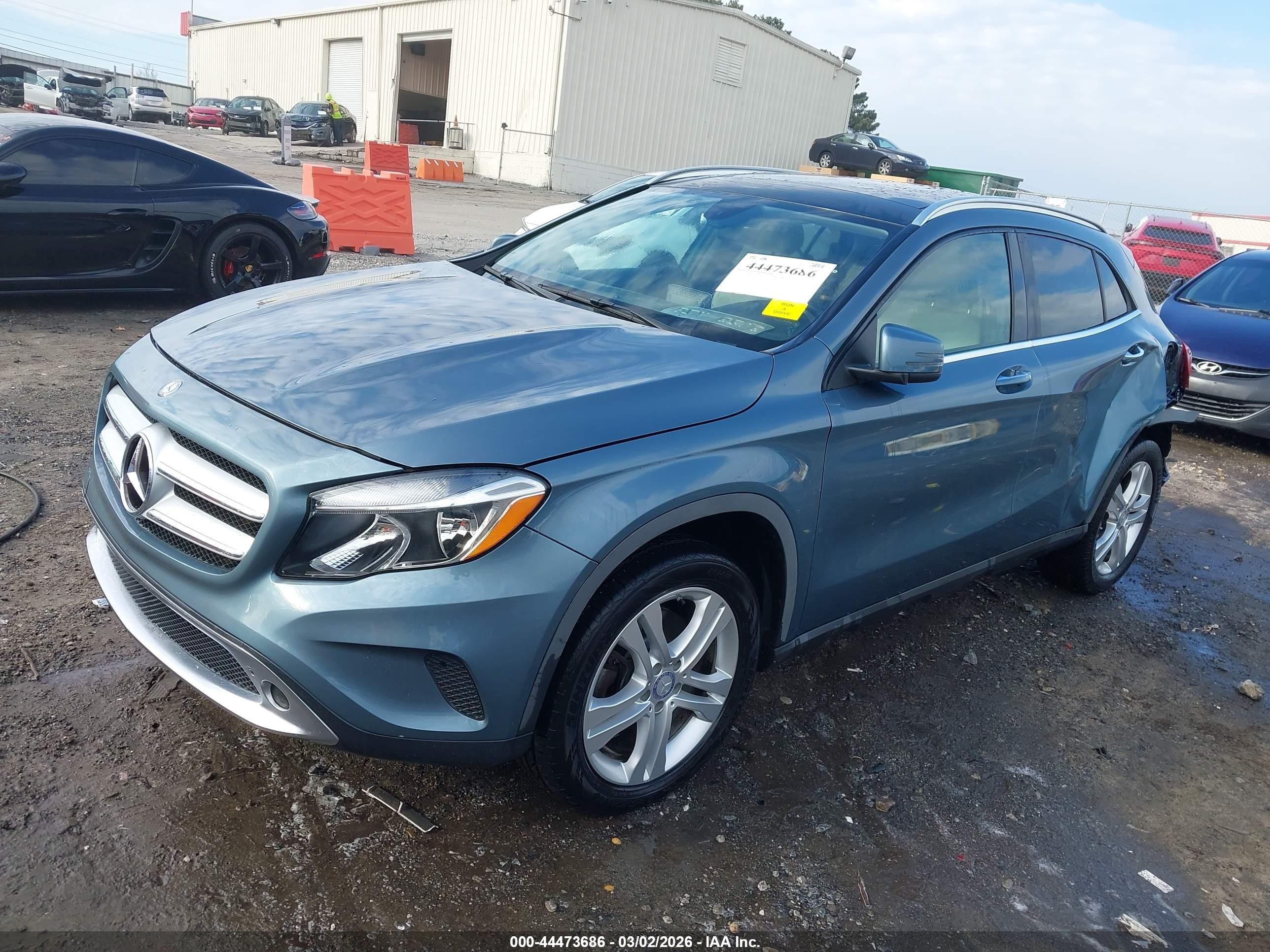 2015 Mercedes-benz Gla 250 4matic Light Blue vin: WDCTG4GB3FJ166680