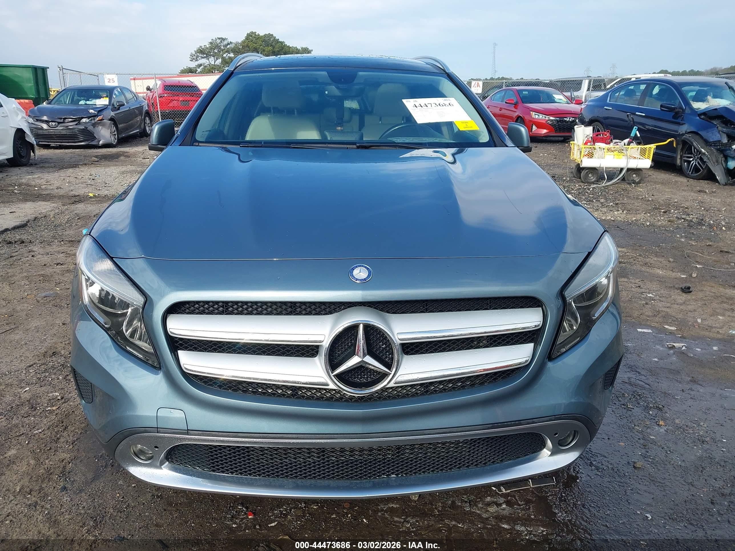 2015 Mercedes-benz Gla 250 4matic Light Blue vin: WDCTG4GB3FJ166680