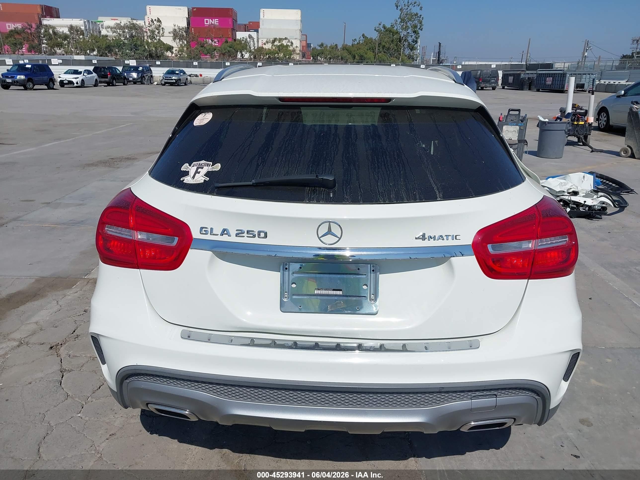2015 Mercedes-benz Gla 250 4matic White vin: WDCTG4GB3FJ060987
