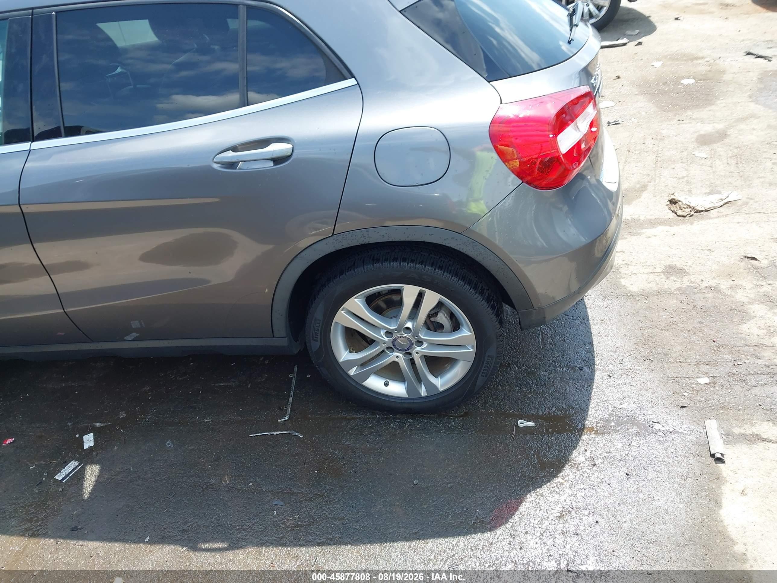 2015 Mercedes-benz Gla 250 4matic Gray vin: WDCTG4GB3FJ068913