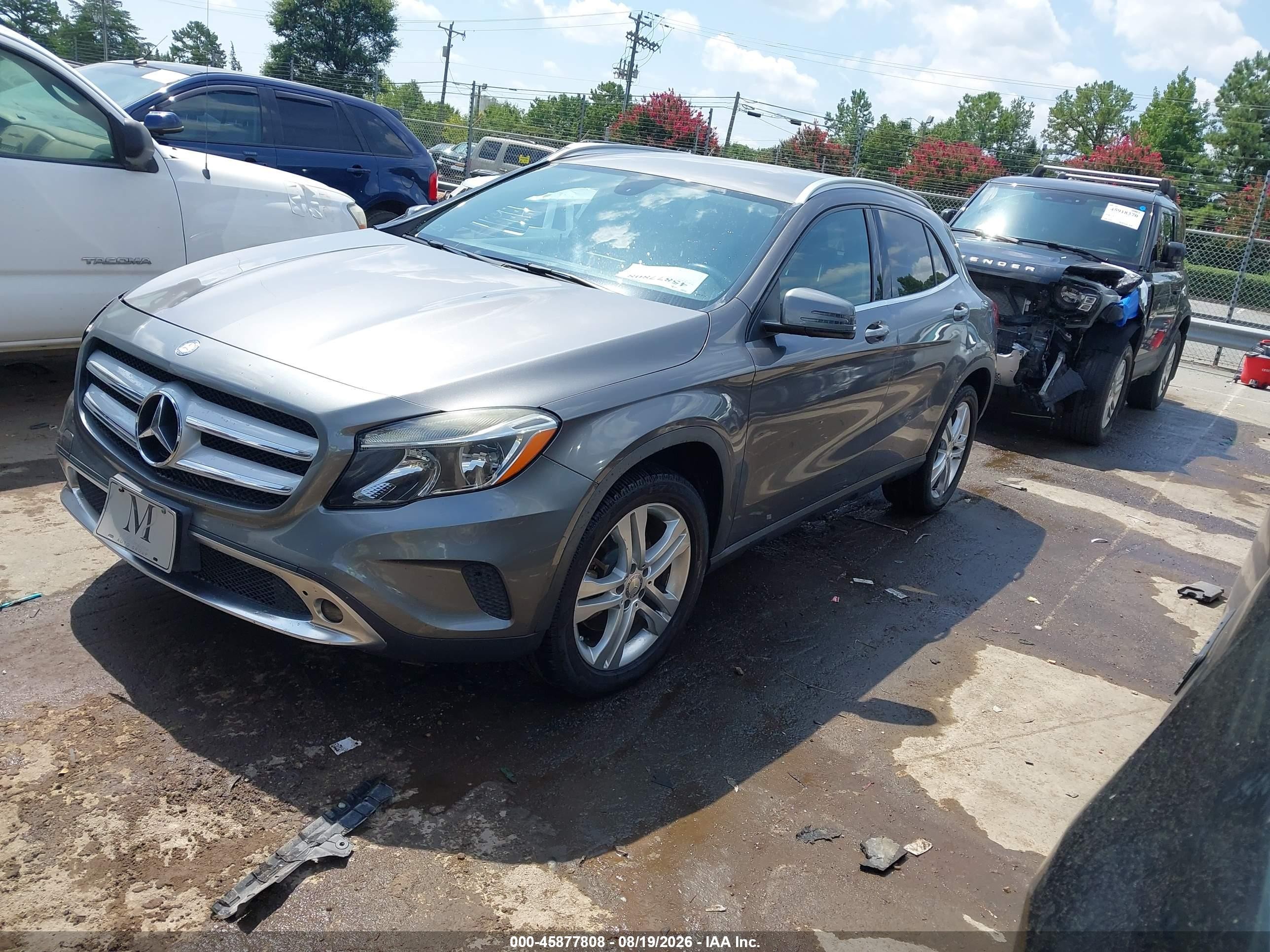 2015 Mercedes-benz Gla 250 4matic Gray vin: WDCTG4GB3FJ068913