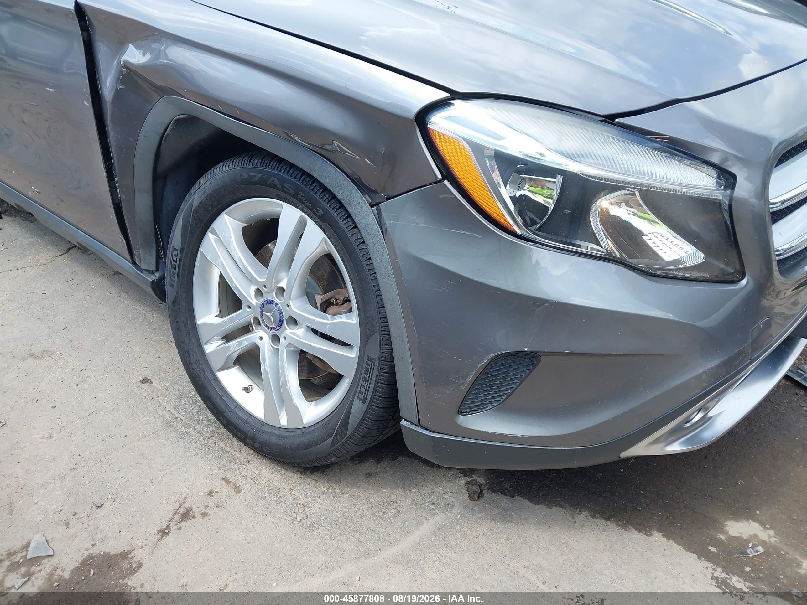 2015 Mercedes-benz Gla 250 4matic Gray vin: WDCTG4GB3FJ068913