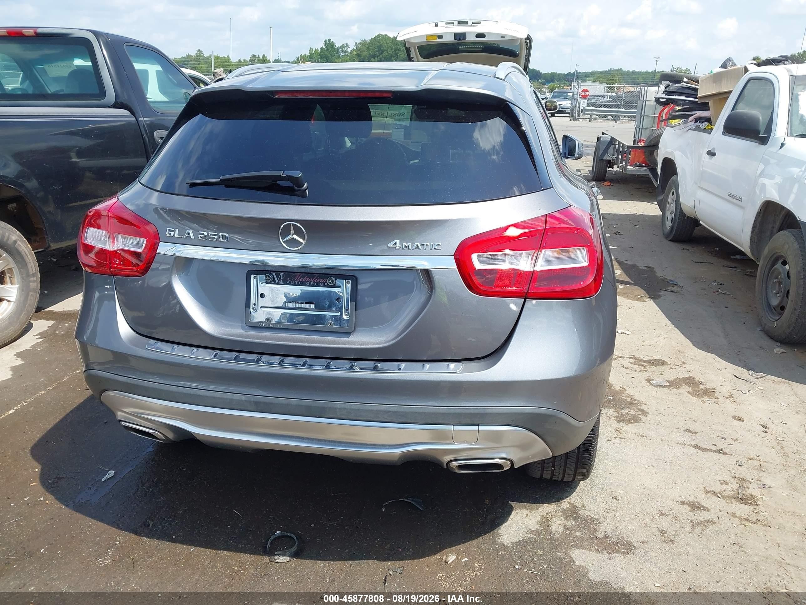 2015 Mercedes-benz Gla 250 4matic Gray vin: WDCTG4GB3FJ068913