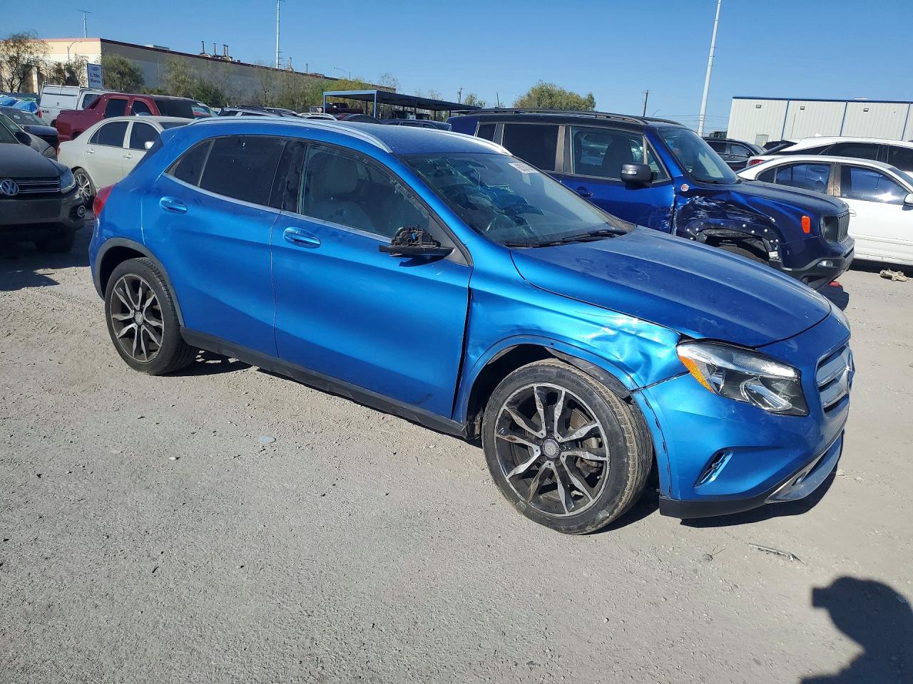 2015 Mercedes-benz Gla 250 4matic Blue vin: WDCTG4GB3FJ104227