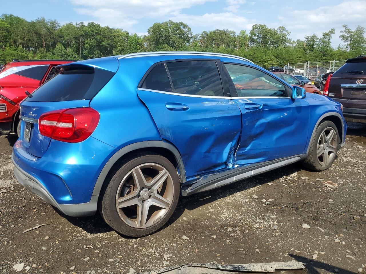 2015 Mercedes-benz Gla 250 4matic Blue vin: WDCTG4GB4FJ073456