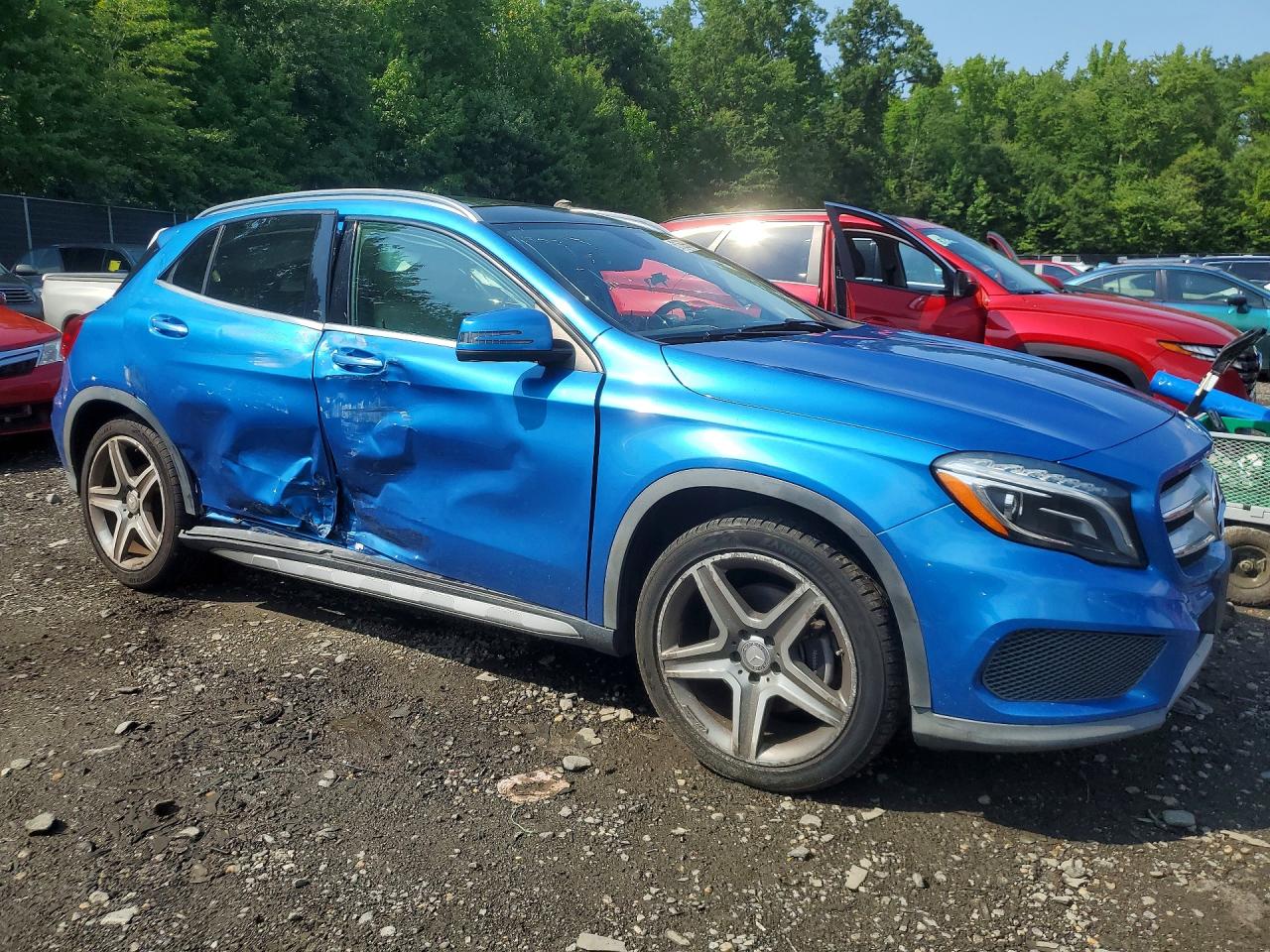 2015 Mercedes-benz Gla 250 4matic Blue vin: WDCTG4GB4FJ073456